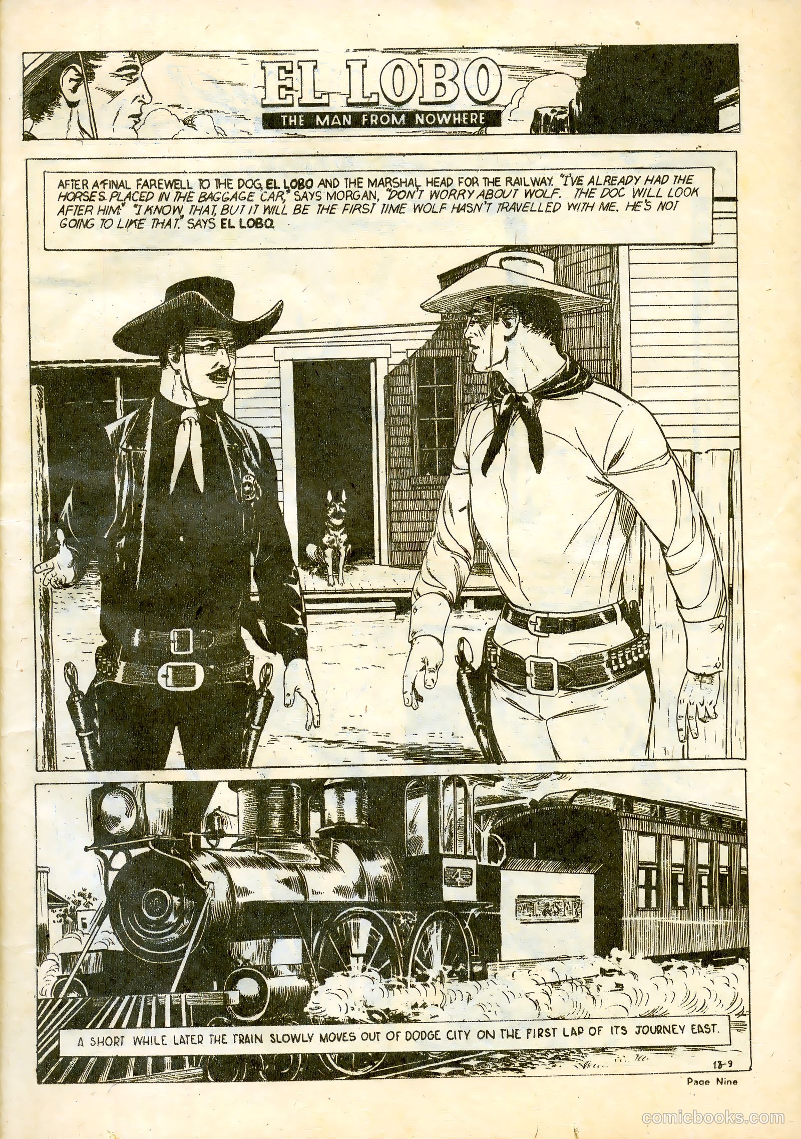 El Lobo The Man from Nowhere #18 — page 9 of 32