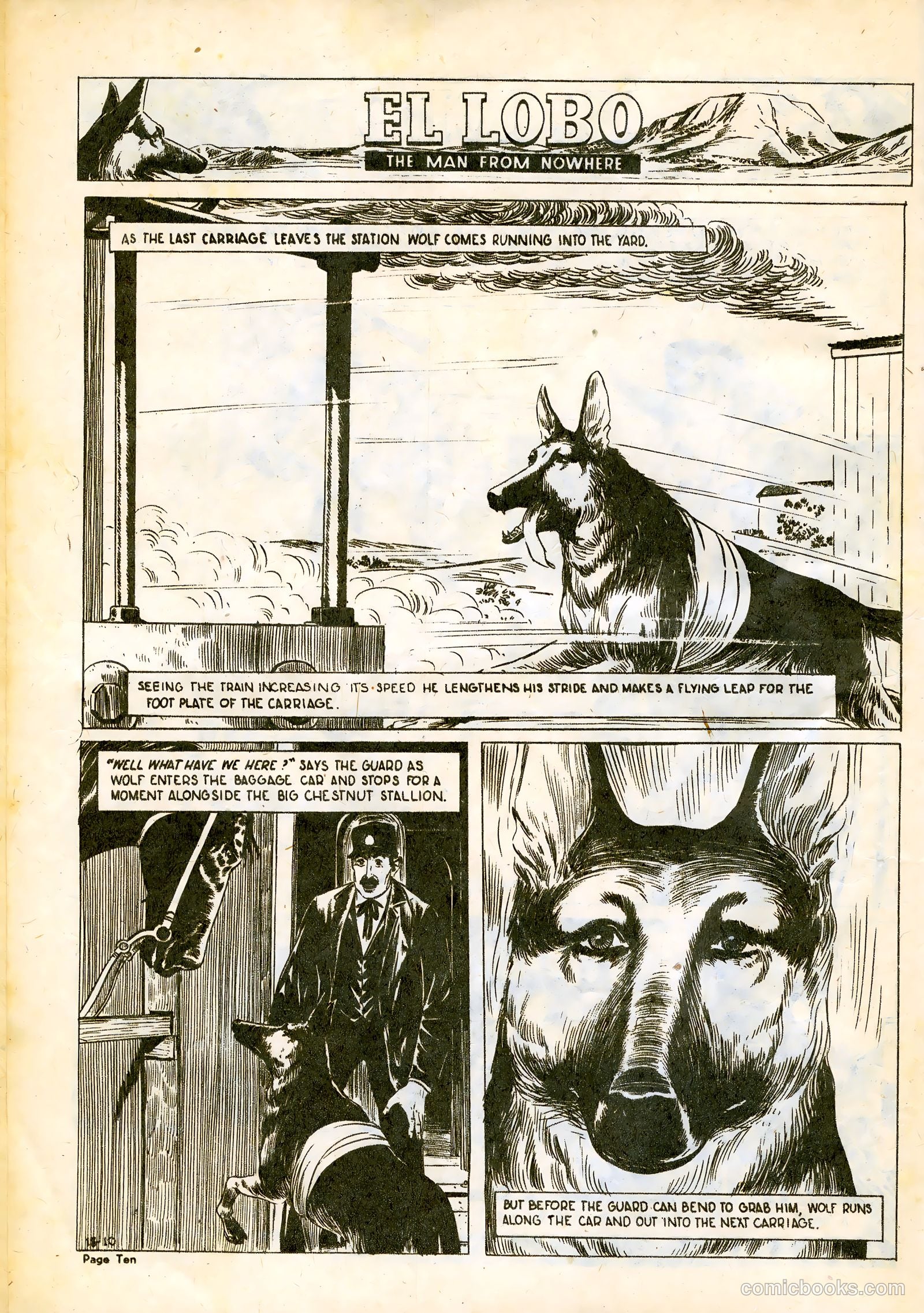 El Lobo The Man from Nowhere #18 — page 10 of 32