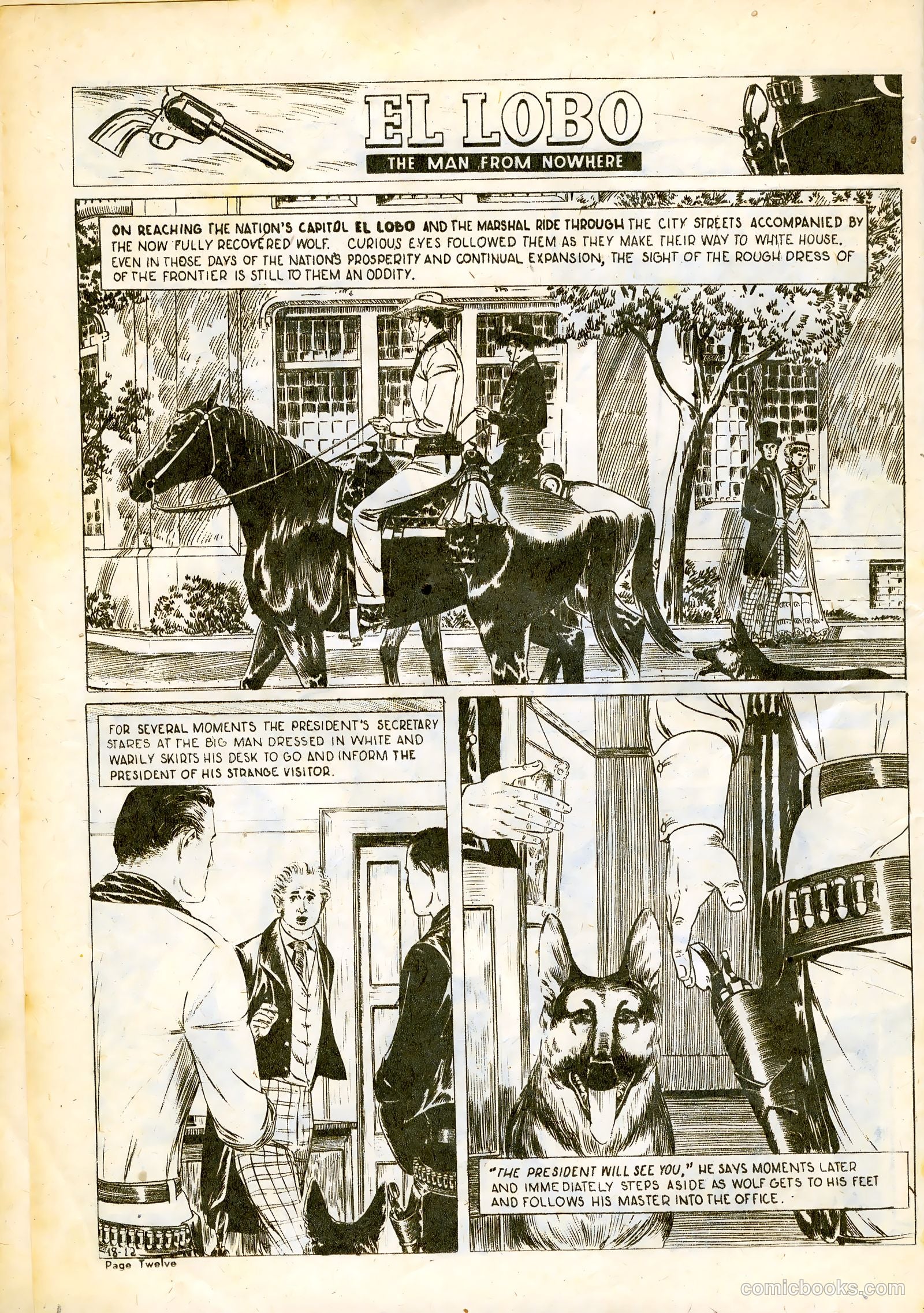 El Lobo The Man from Nowhere #18 — page 12 of 32