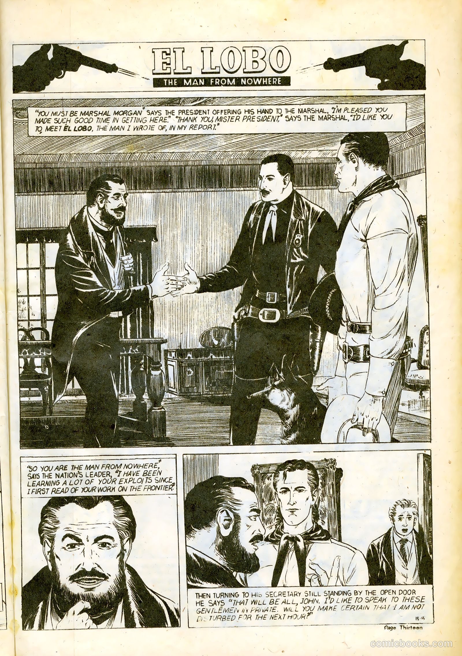 El Lobo The Man from Nowhere #18 — page 13 of 32