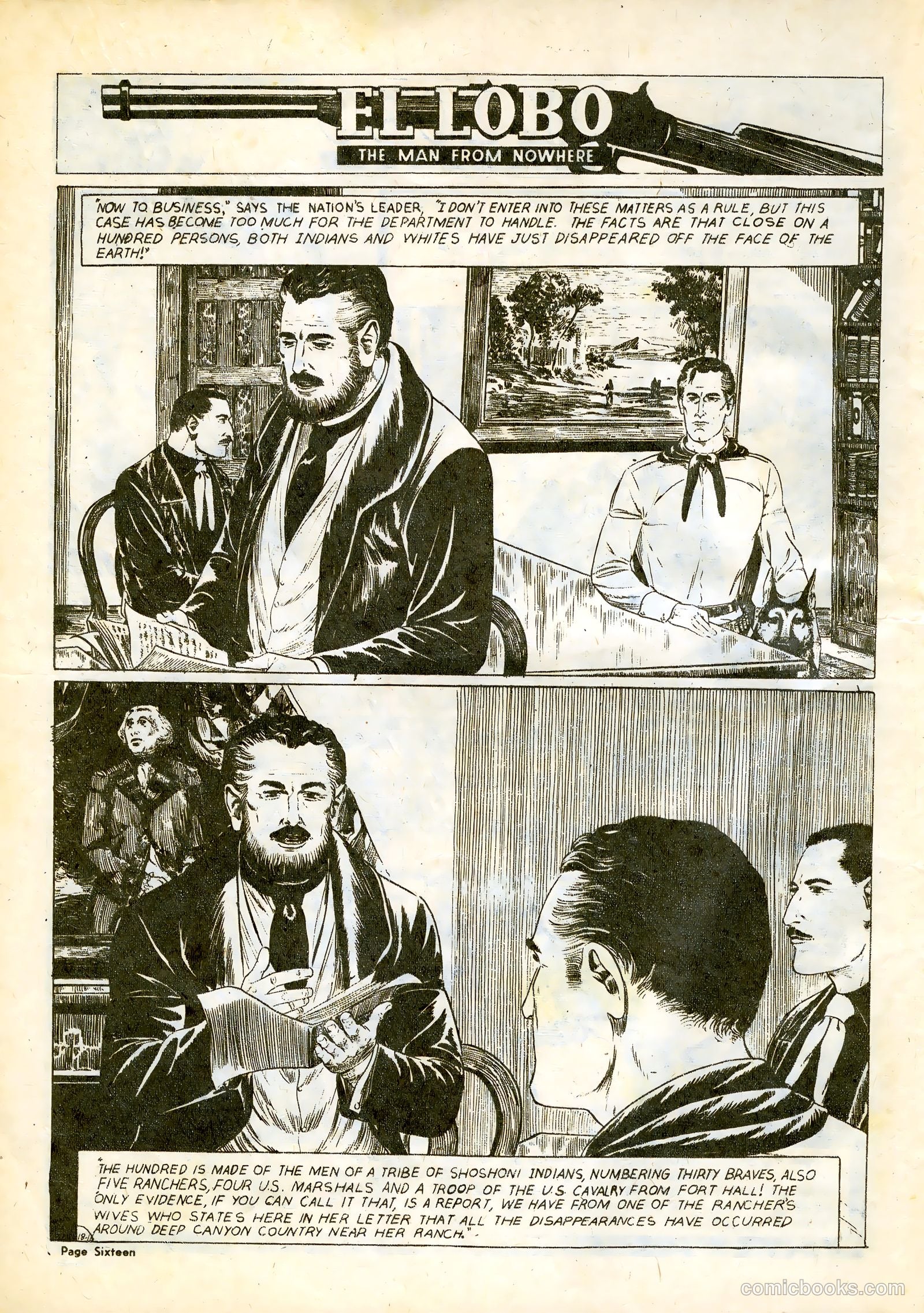 El Lobo The Man from Nowhere #18 — page 16 of 32