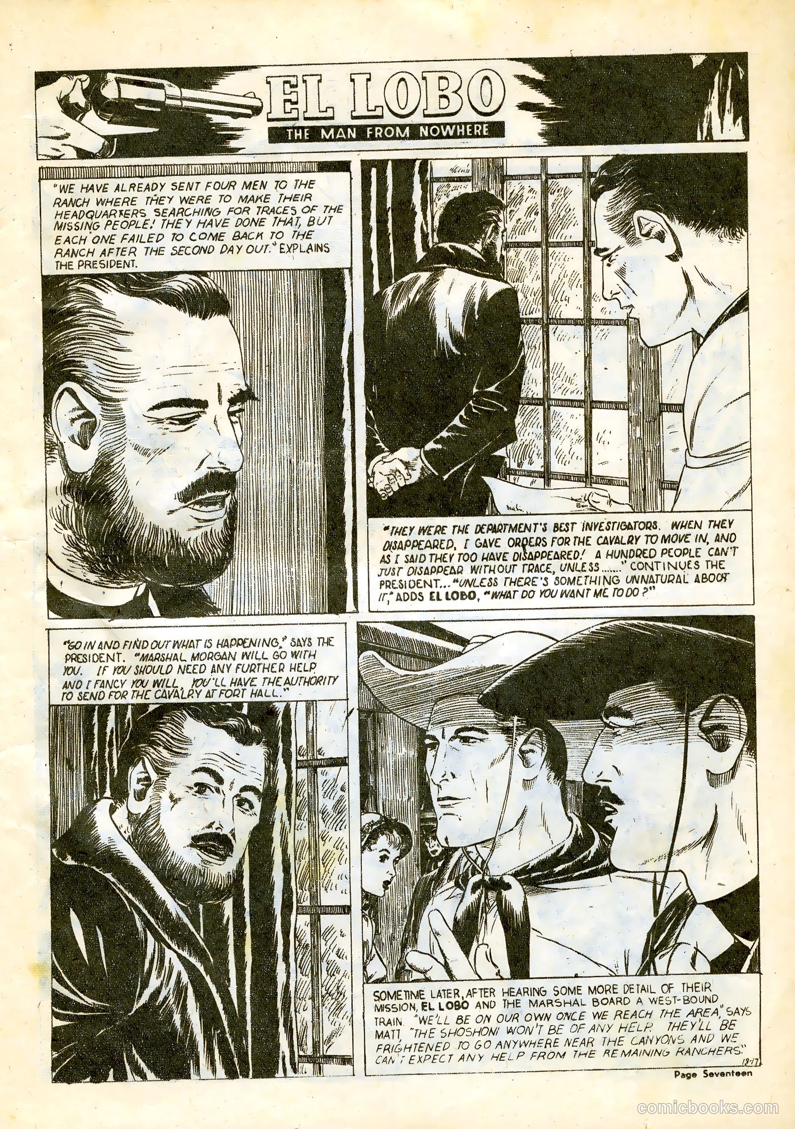 El Lobo The Man from Nowhere #18 — page 17 of 32