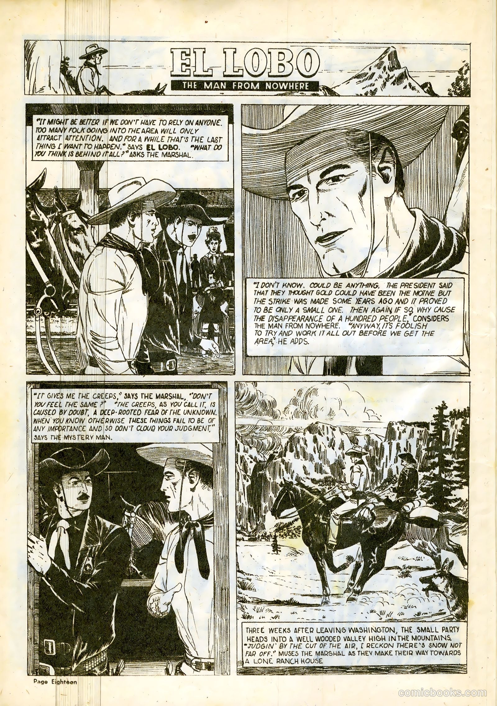 El Lobo The Man from Nowhere #18 — page 18 of 32