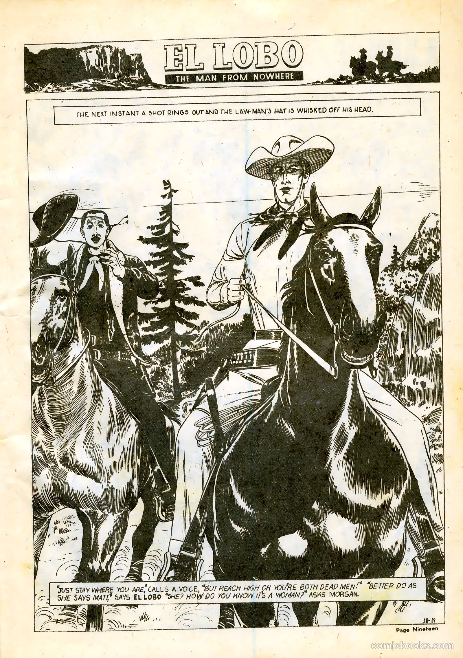 El Lobo The Man from Nowhere #18 — page 19 of 32