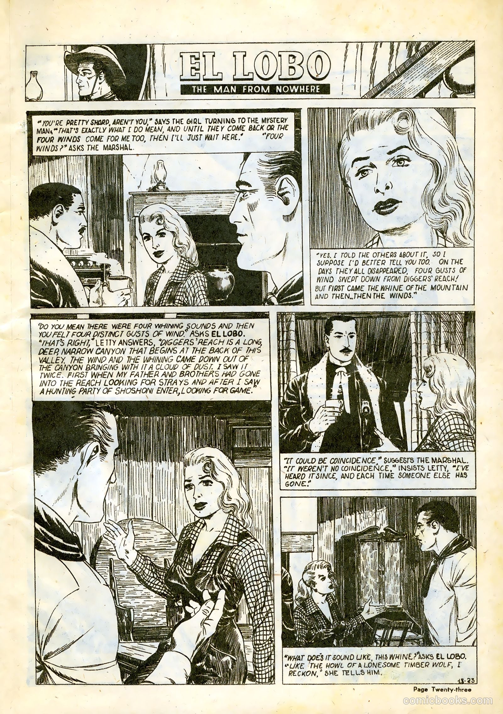 El Lobo The Man from Nowhere #18 — page 23 of 32