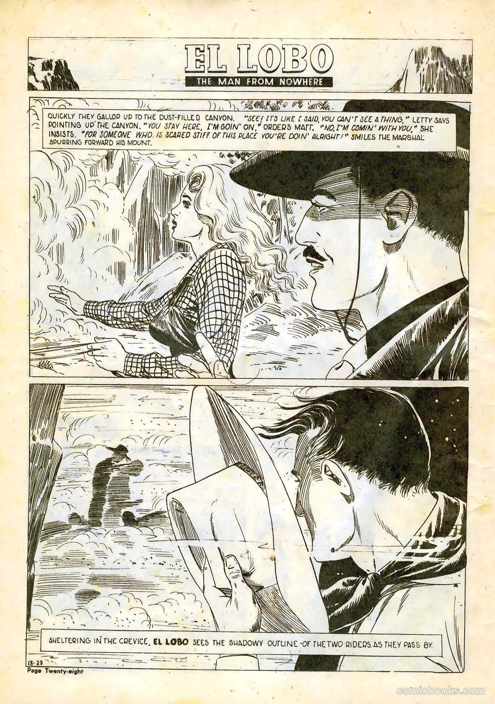 El Lobo The Man from Nowhere #18 — page 28 of 32
