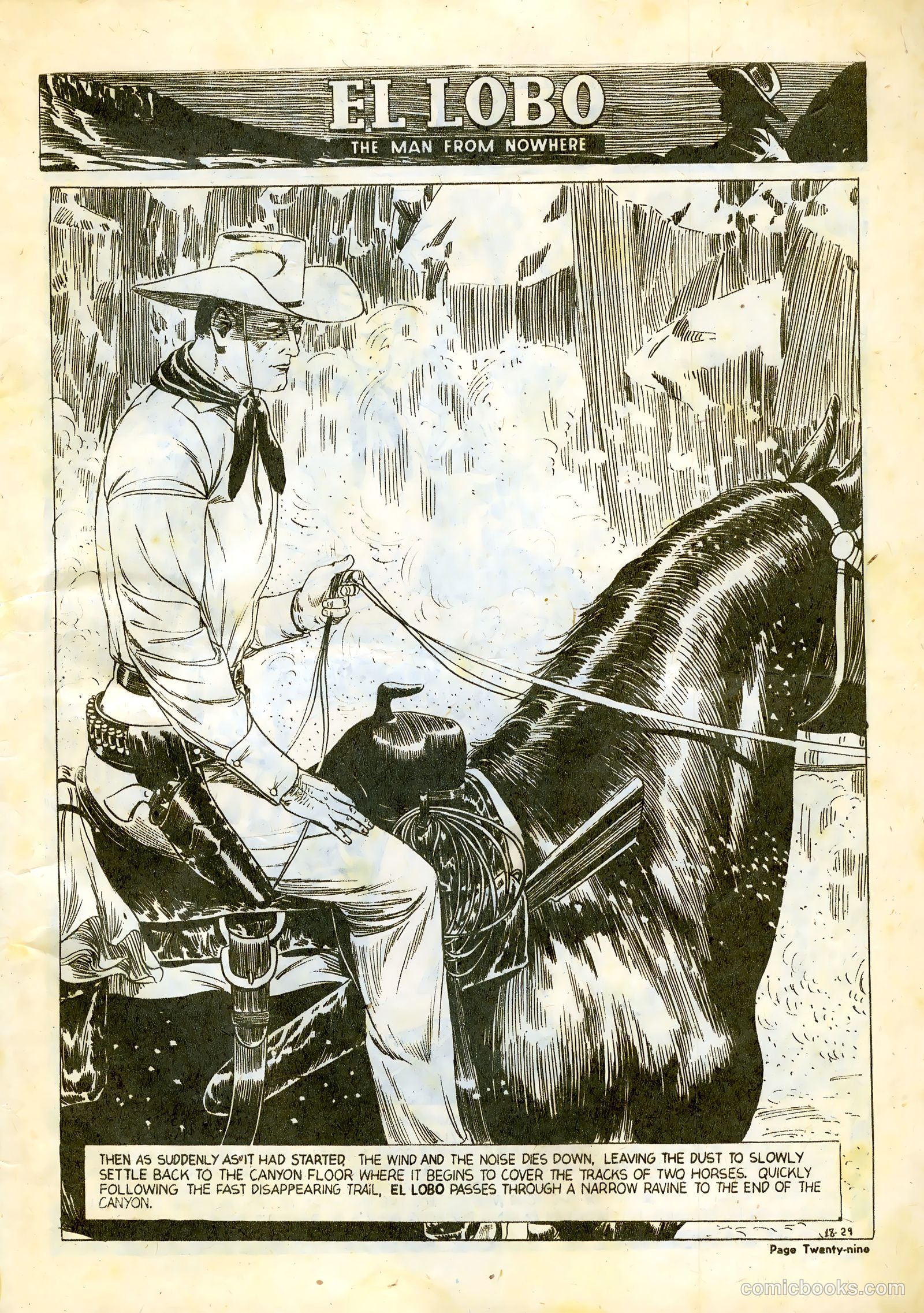 El Lobo The Man from Nowhere #18 — page 29 of 32