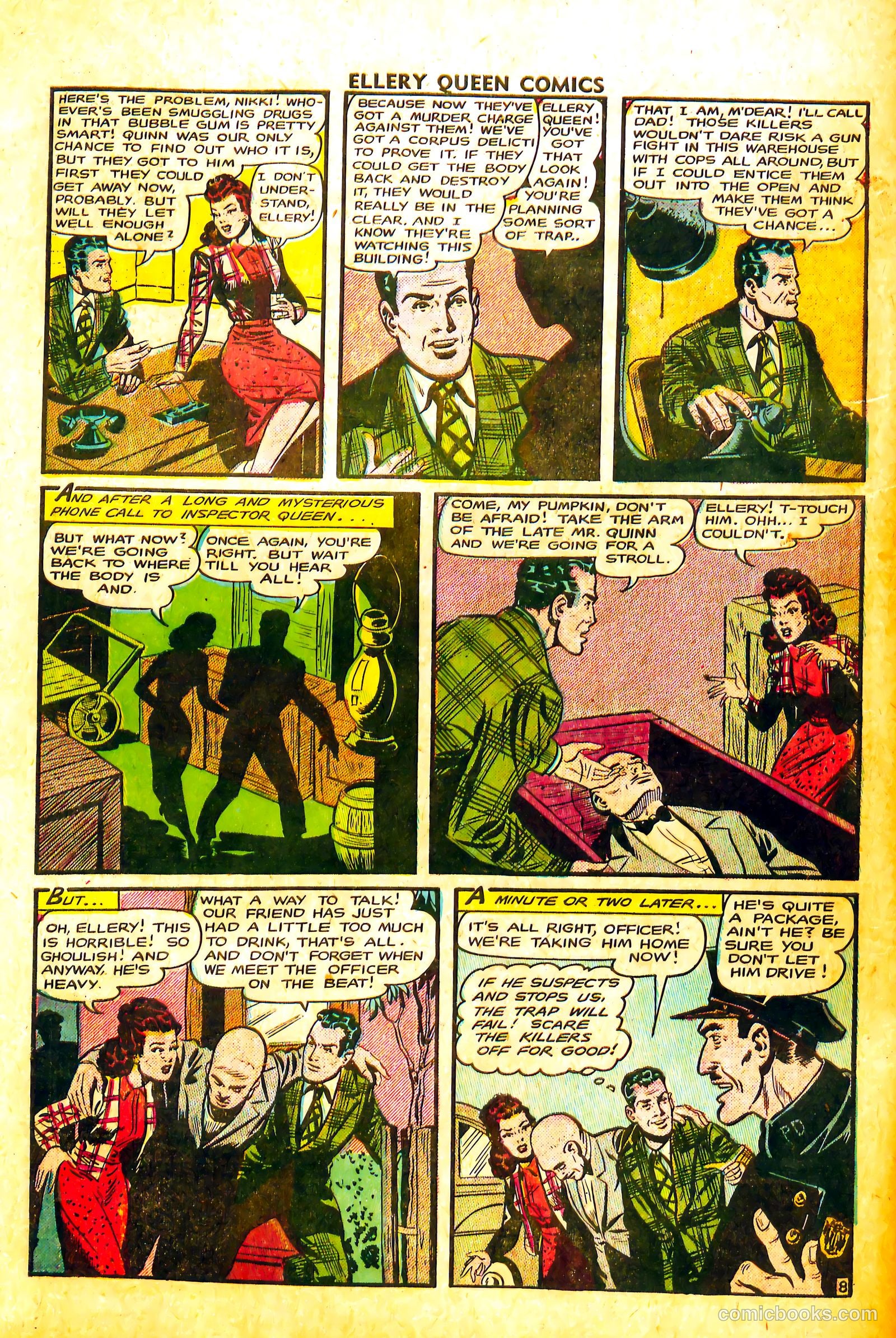 Ellery Queen #3 (1949) — page 10 of 36