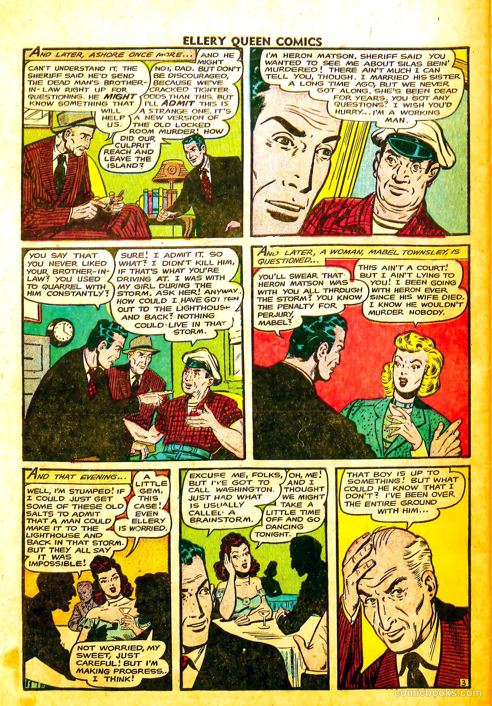 Ellery Queen #3 (1949) — page 30 of 36