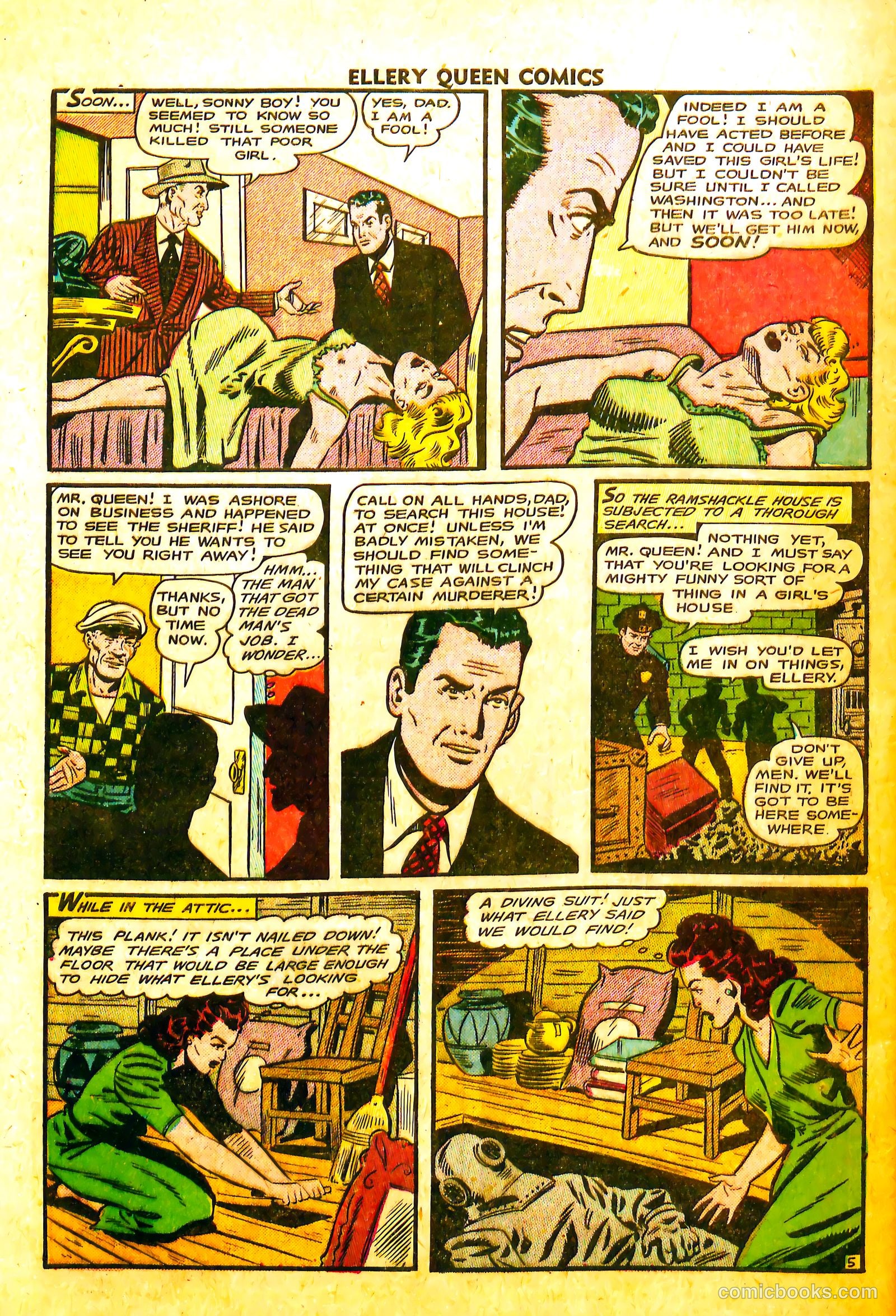 Ellery Queen #3 (1949) — page 32 of 36