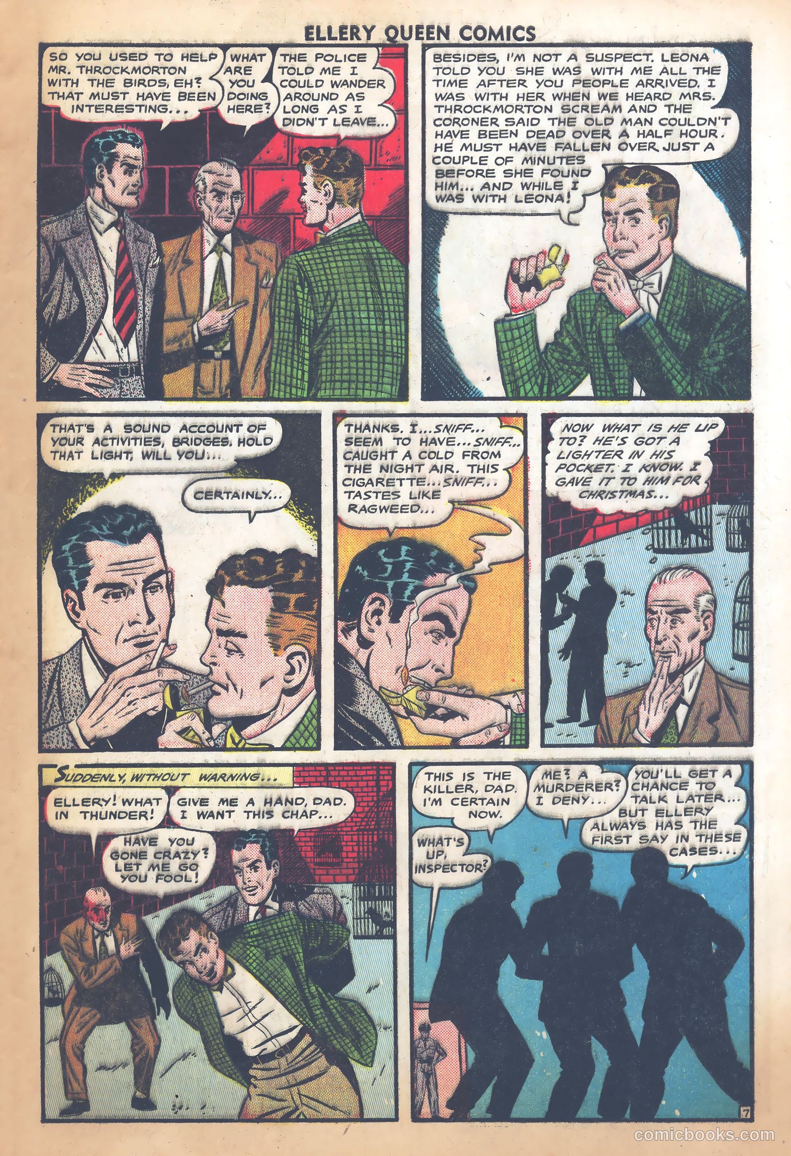 Ellery Queen #4 (1949) — page 9 of 36
