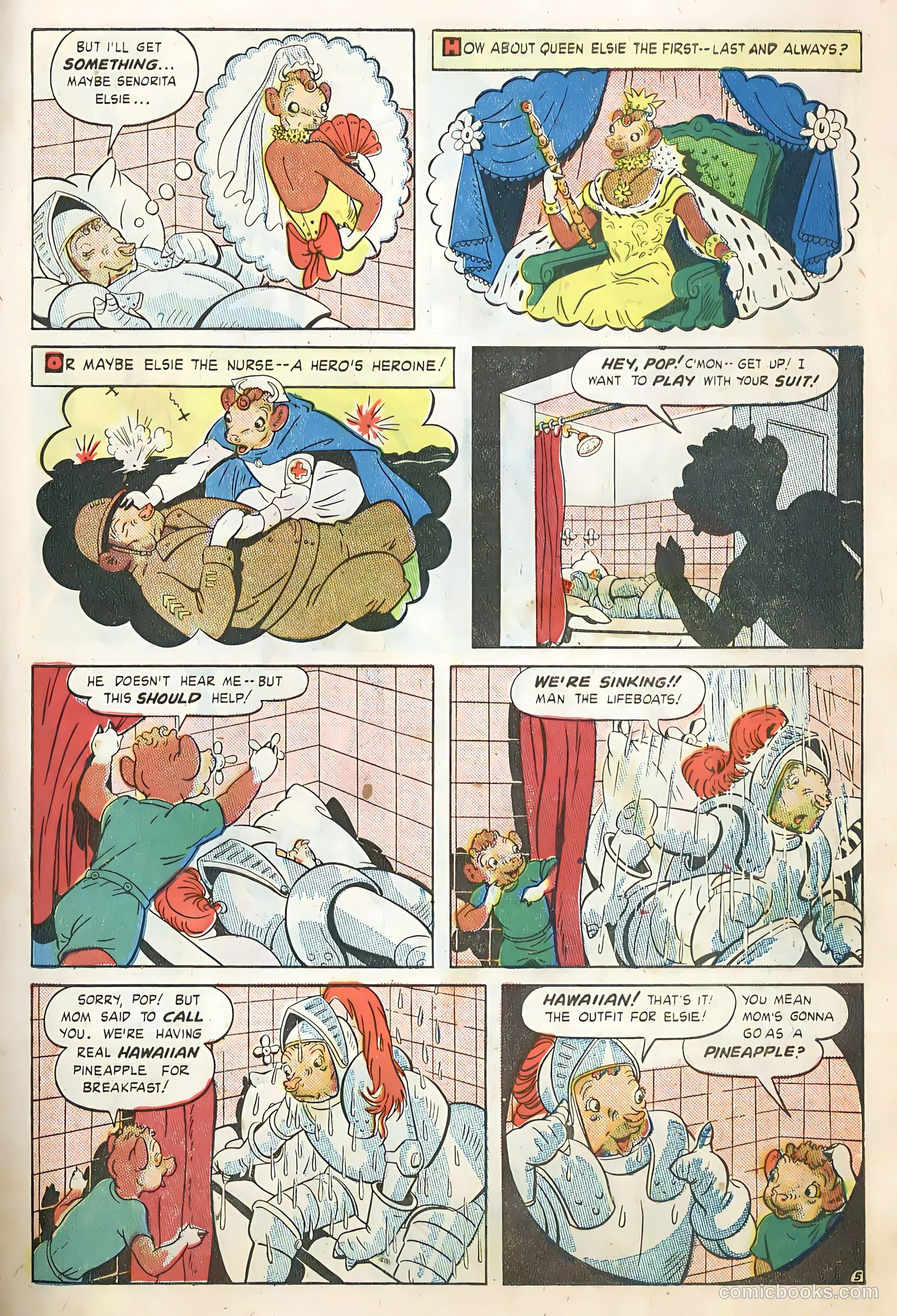 Elsie the Cow Comics #1 (1949) — page 7 of 36