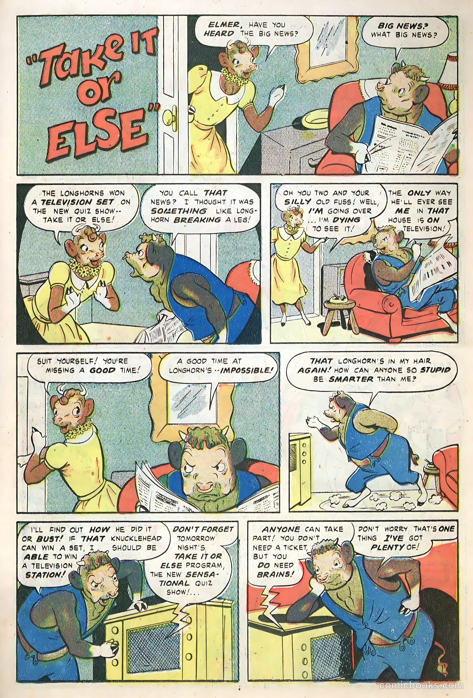 Elsie the Cow Comics #1 (1949) — page 19 of 36