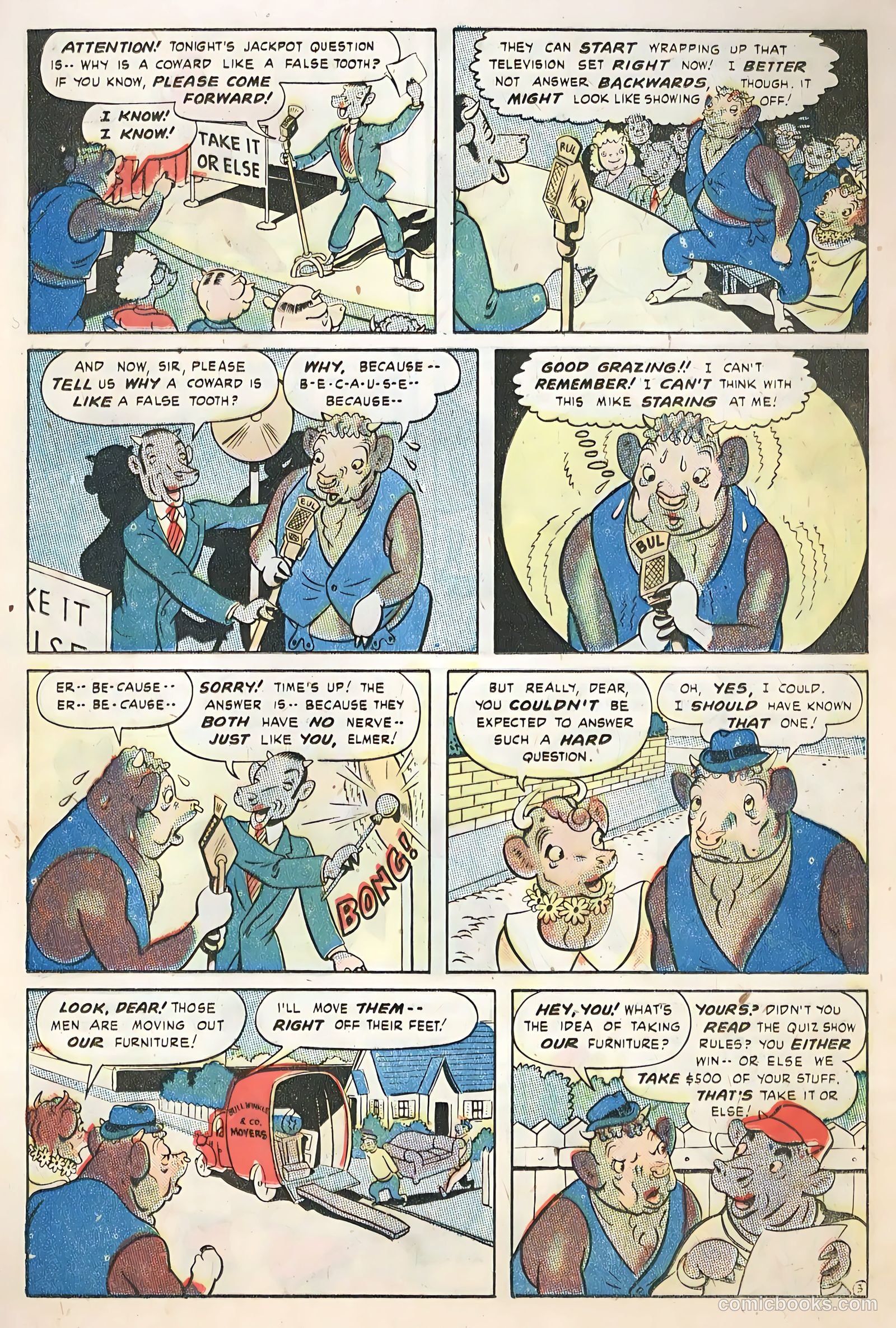 Elsie the Cow Comics #1 (1949) — page 21 of 36