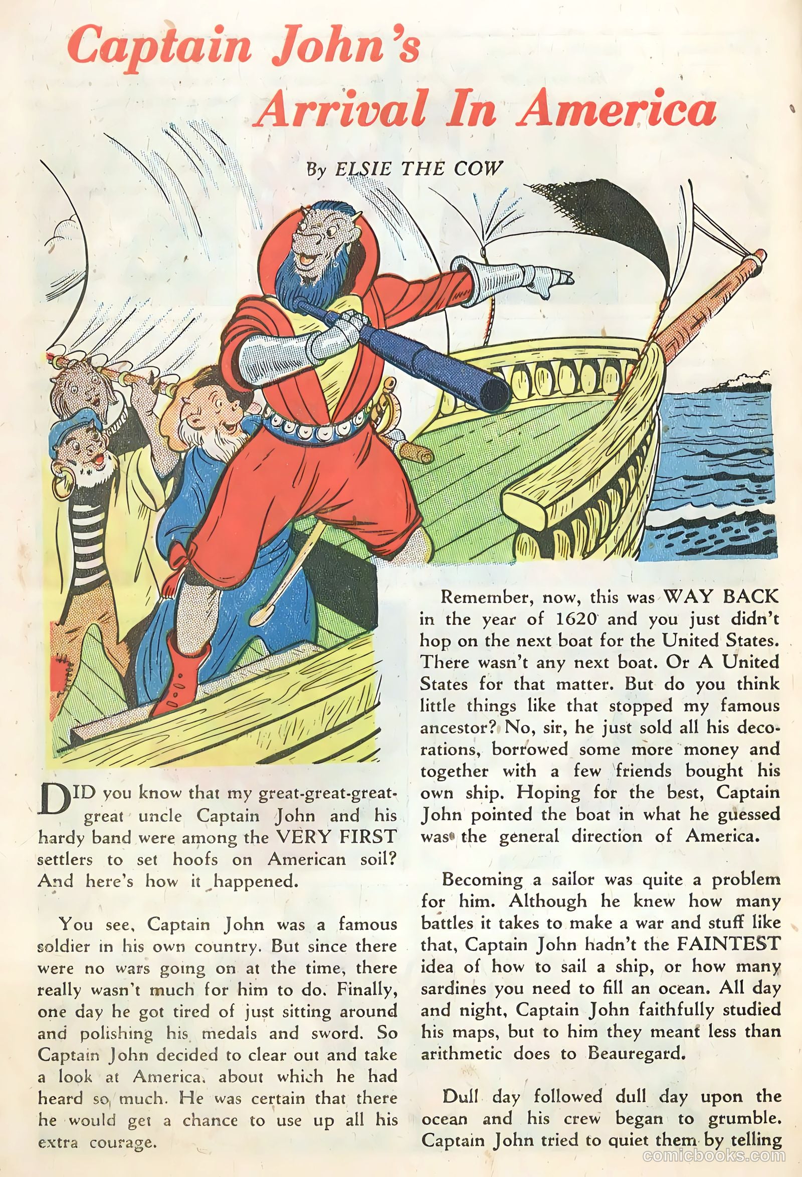 Elsie the Cow Comics #1 (1949) — page 30 of 36