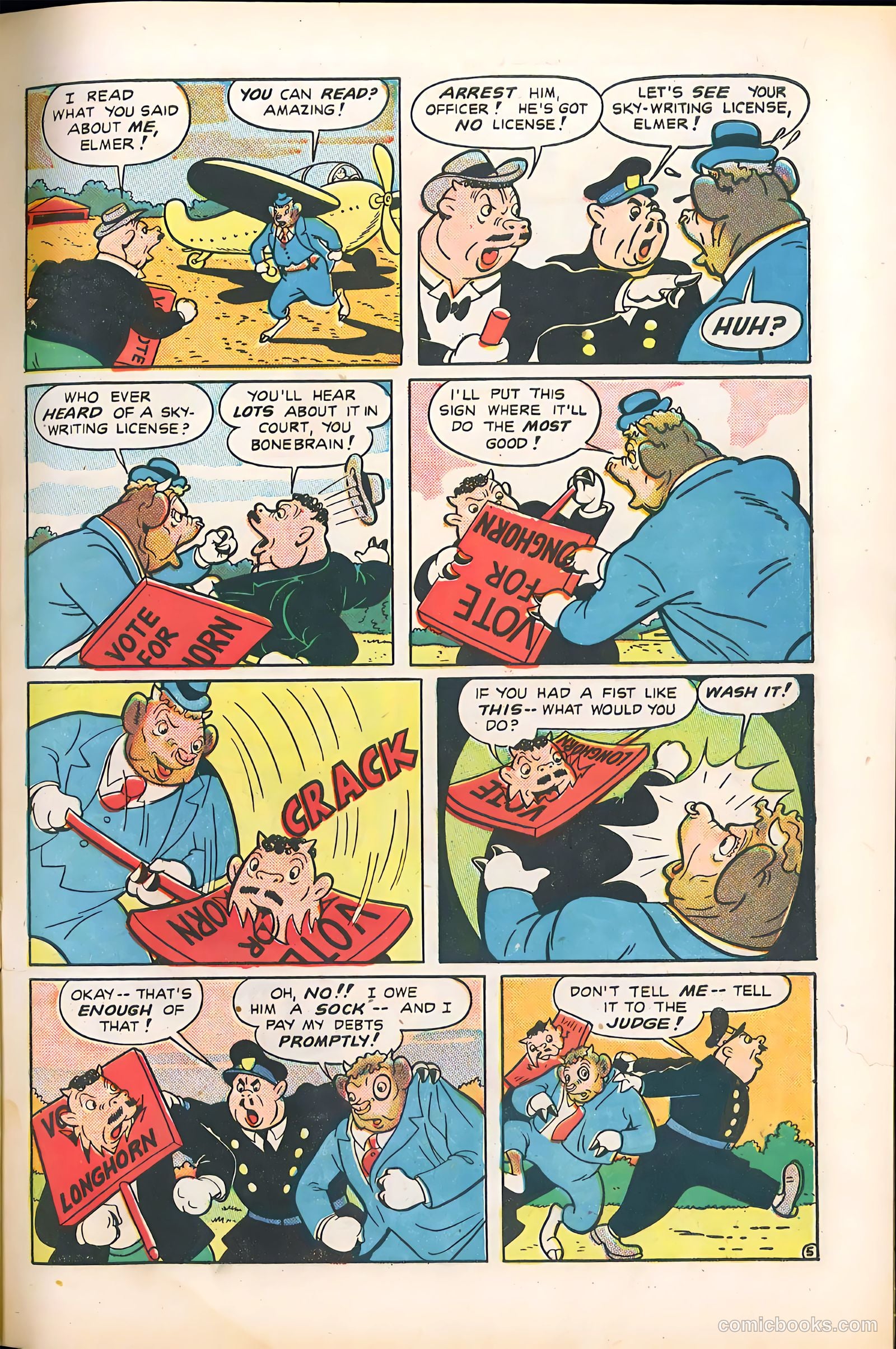 Elsie the Cow Comics #3 (1950) — page 7 of 36