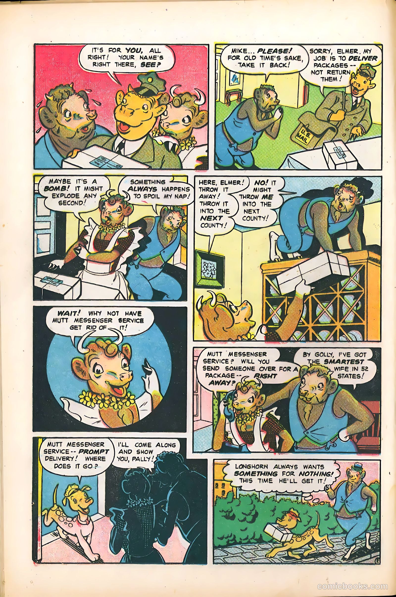 Elsie the Cow Comics #3 (1950) — page 16 of 36