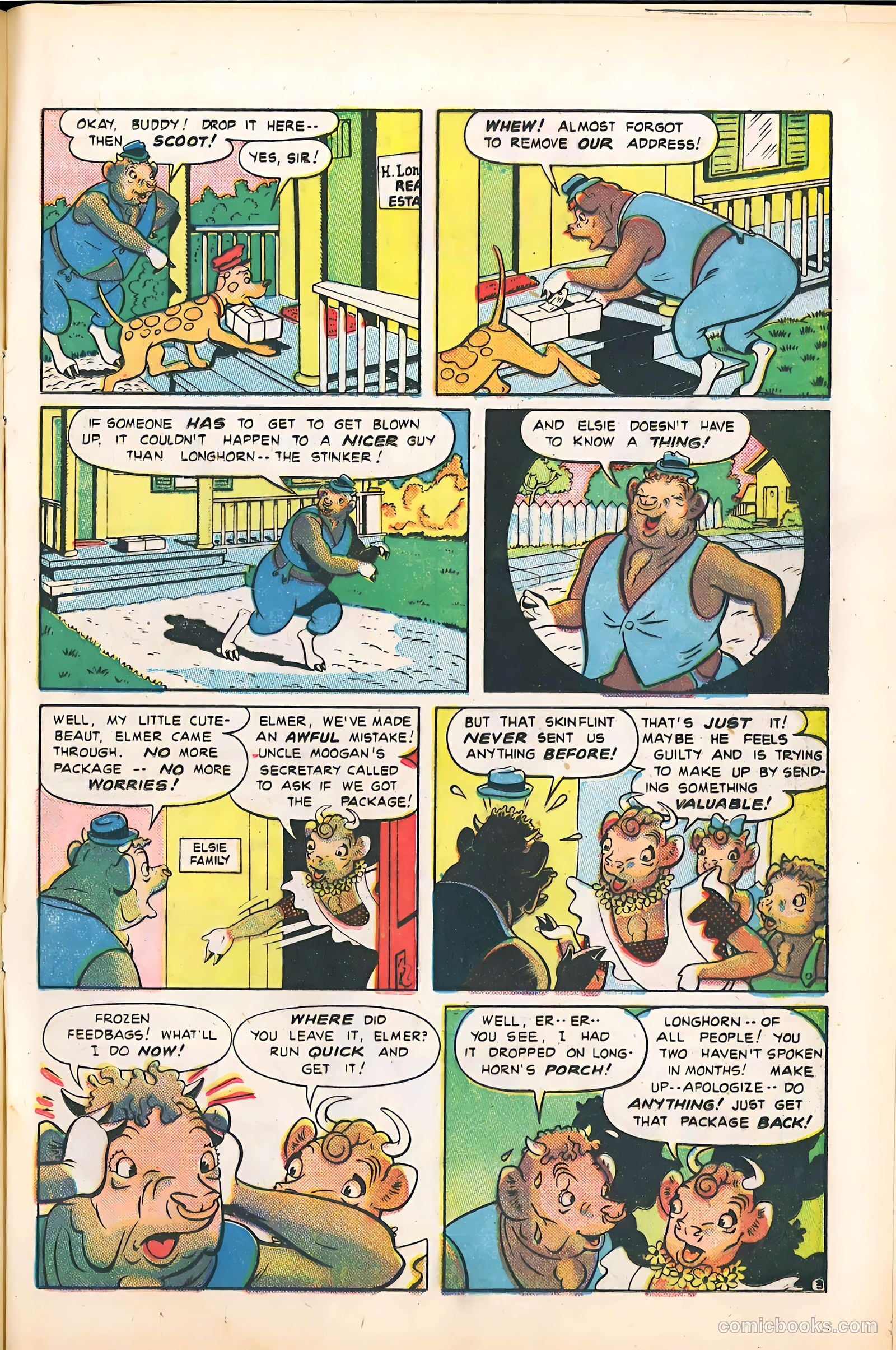 Elsie the Cow Comics #3 (1950) — page 17 of 36