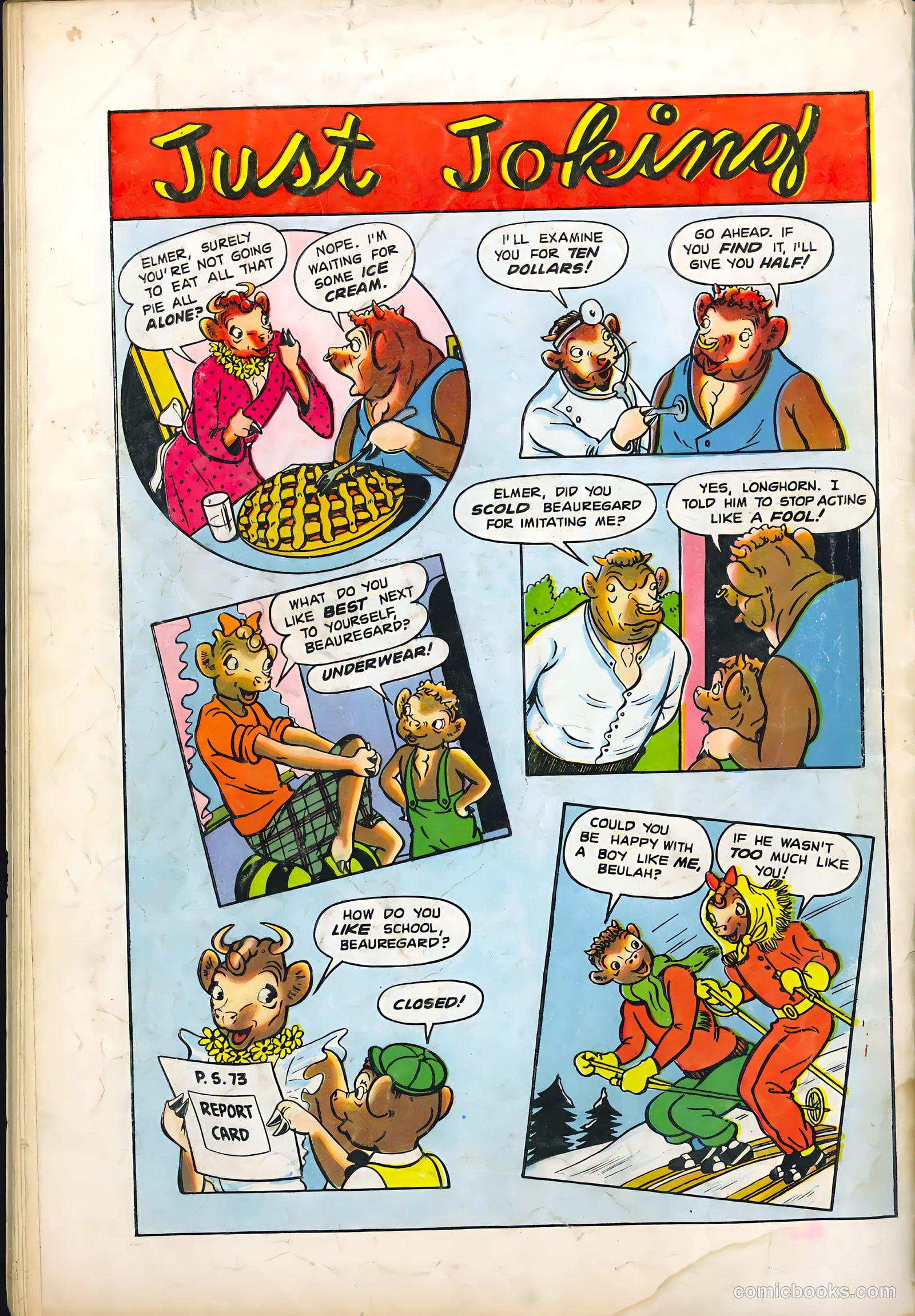 Elsie the Cow Comics #3 (1950) — page 36 of 36