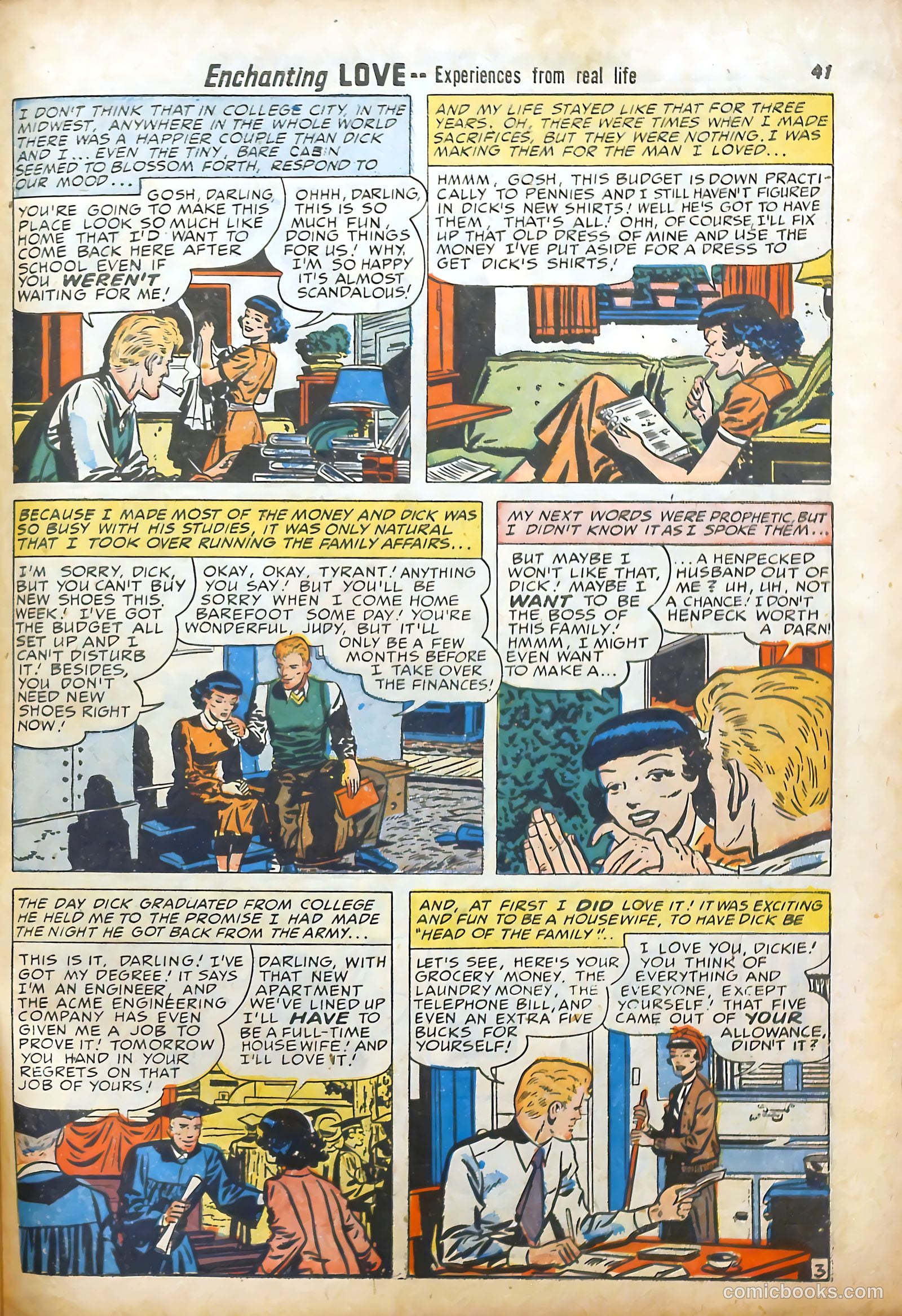 Enchanting Love #1 (1949) — page 43 of 52