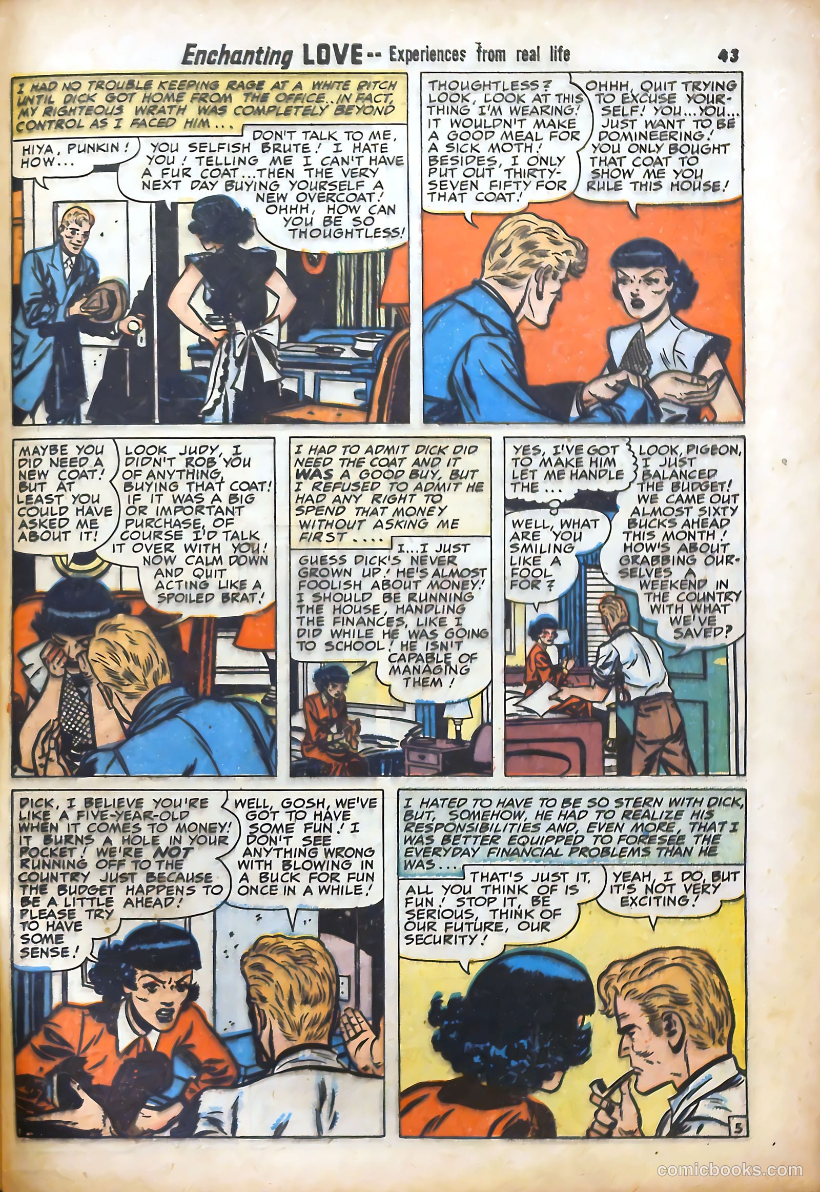 Enchanting Love #1 (1949) — page 45 of 52