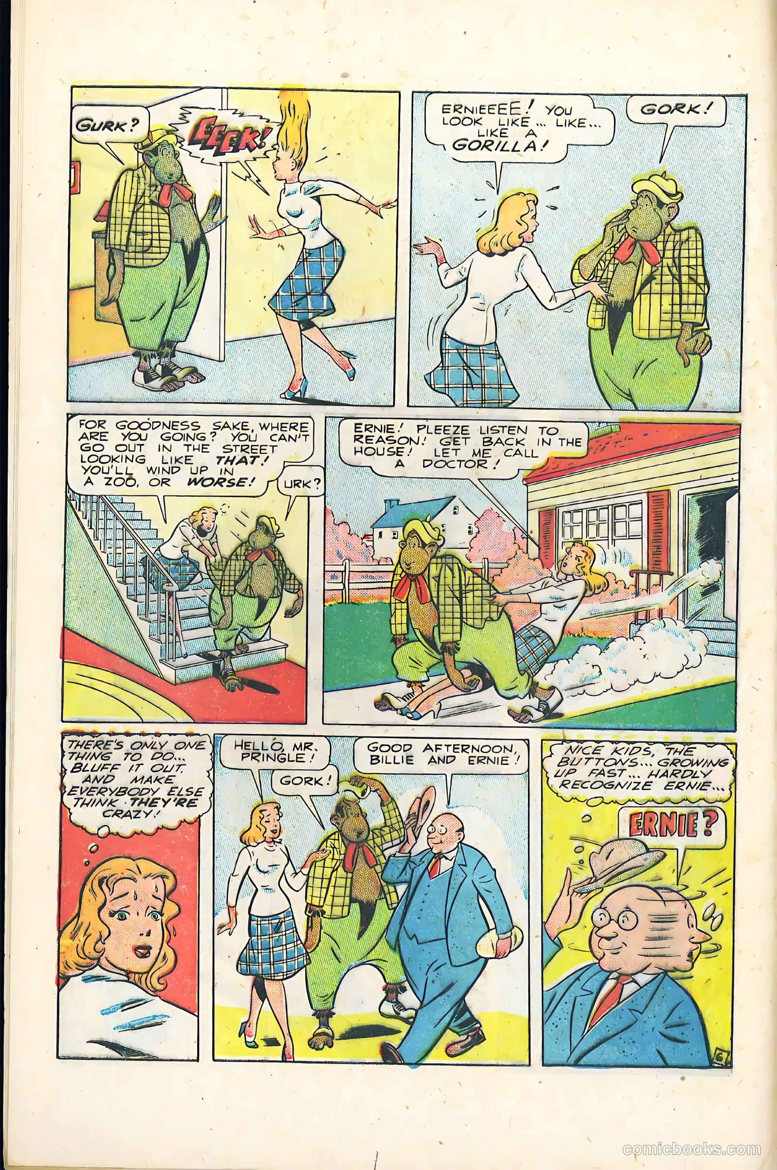 Ernie Comics #25 (1949) — page 8 of 36