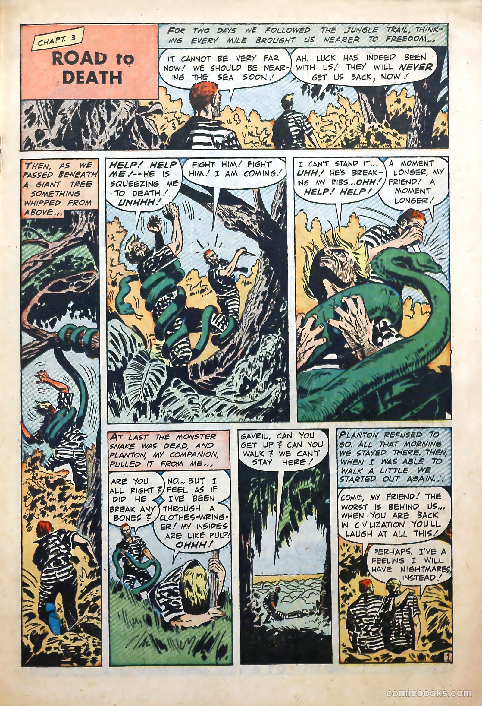 Escape from Devil's Island #1 (1952) — page 19 of 36