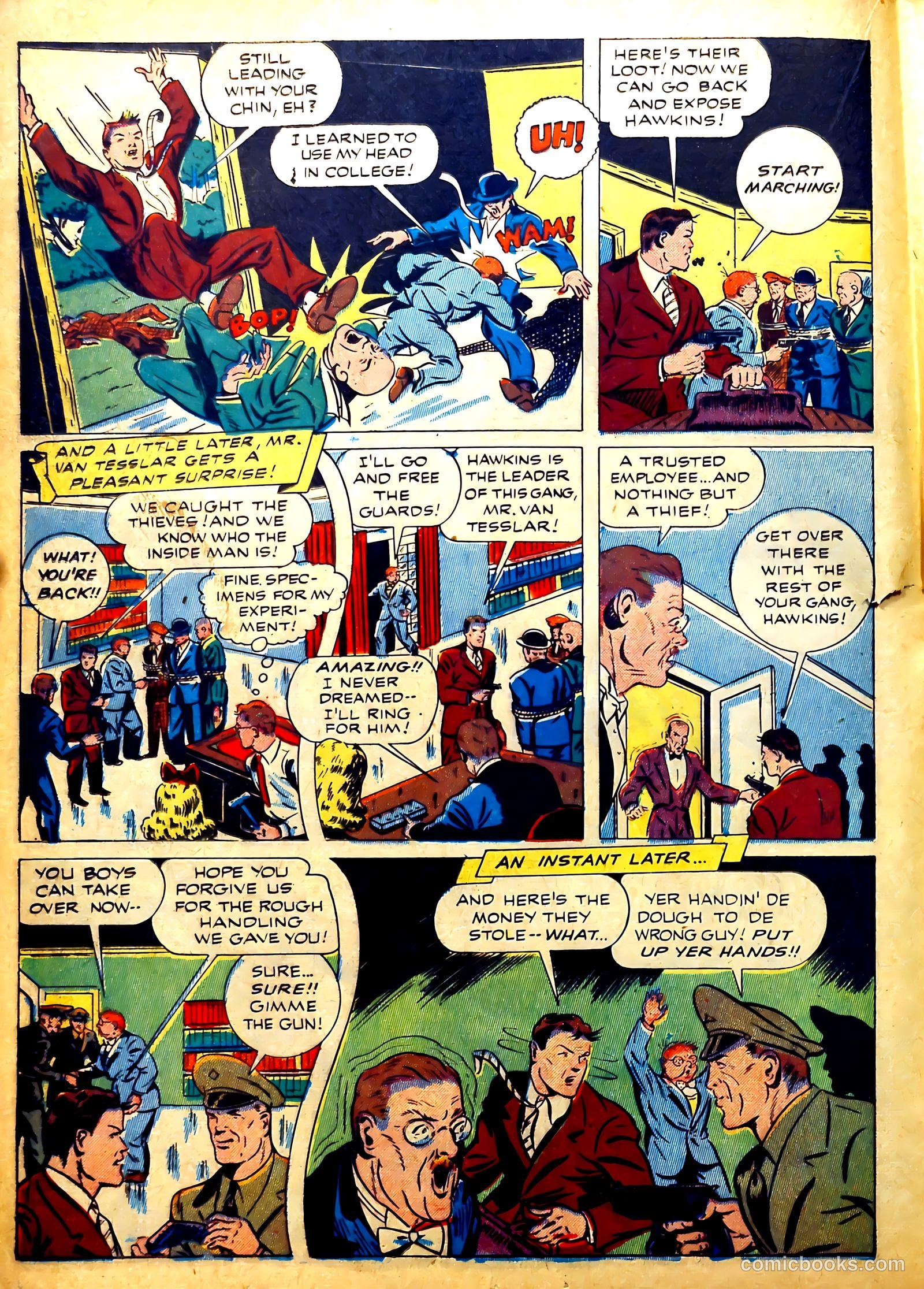 Exciting Comics #2 (29) (1943) — page 36 of 60