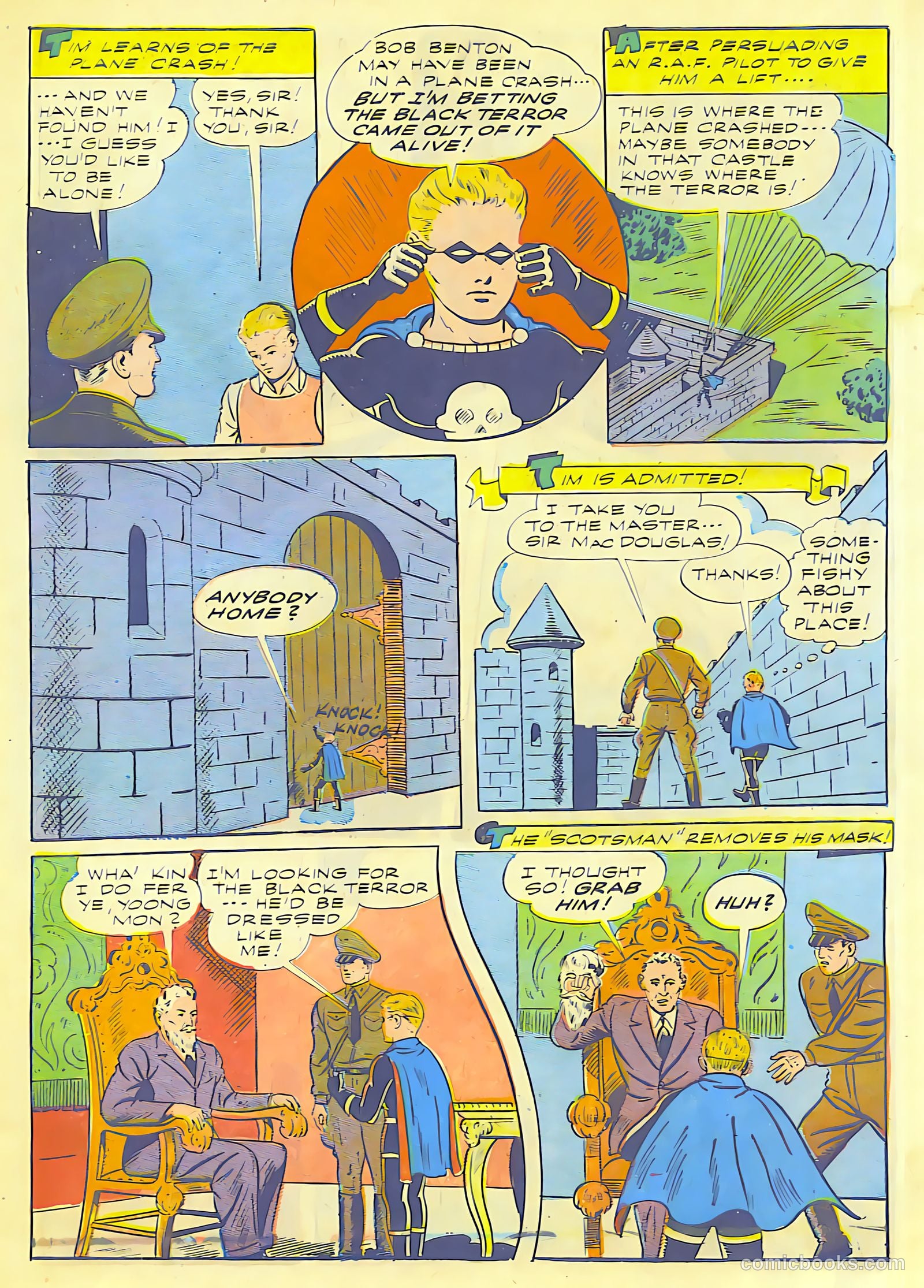 Exciting Comics #28 (1943) — page 6 of 54