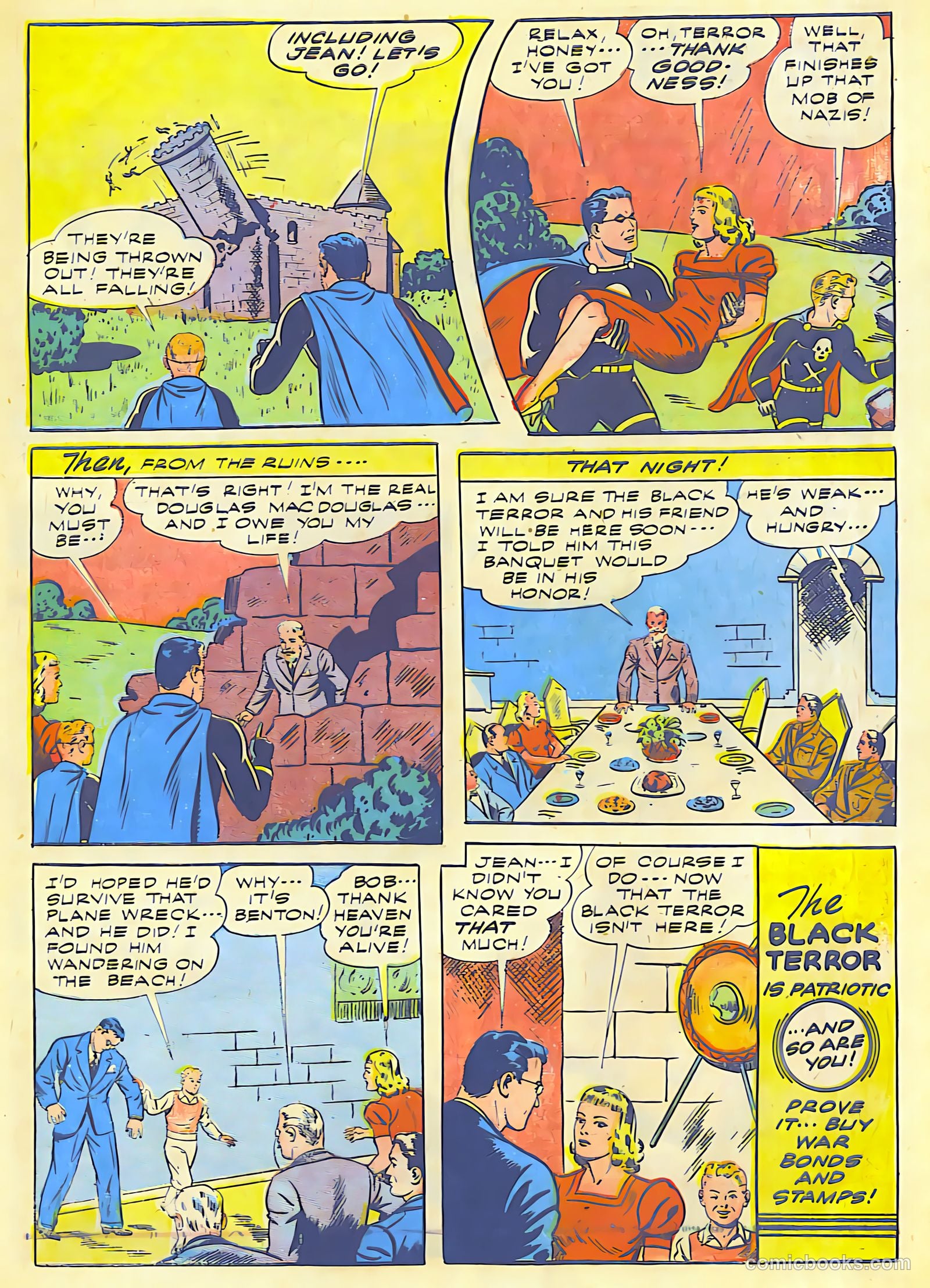 Exciting Comics #28 (1943) — page 16 of 54