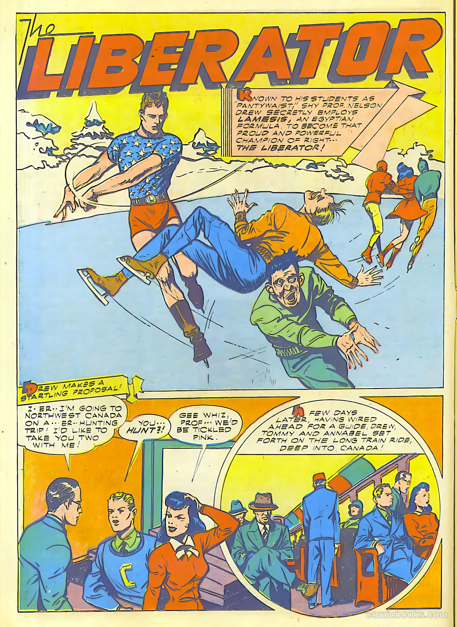 Exciting Comics #28 (1943) — page 24 of 54