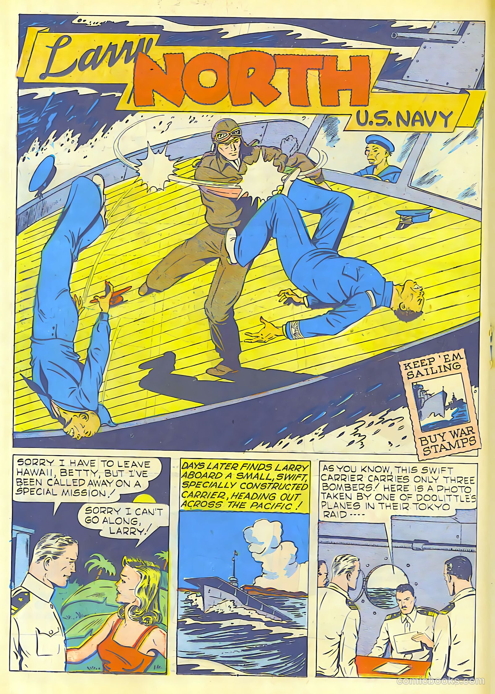 Exciting Comics #28 (1943) — page 32 of 54
