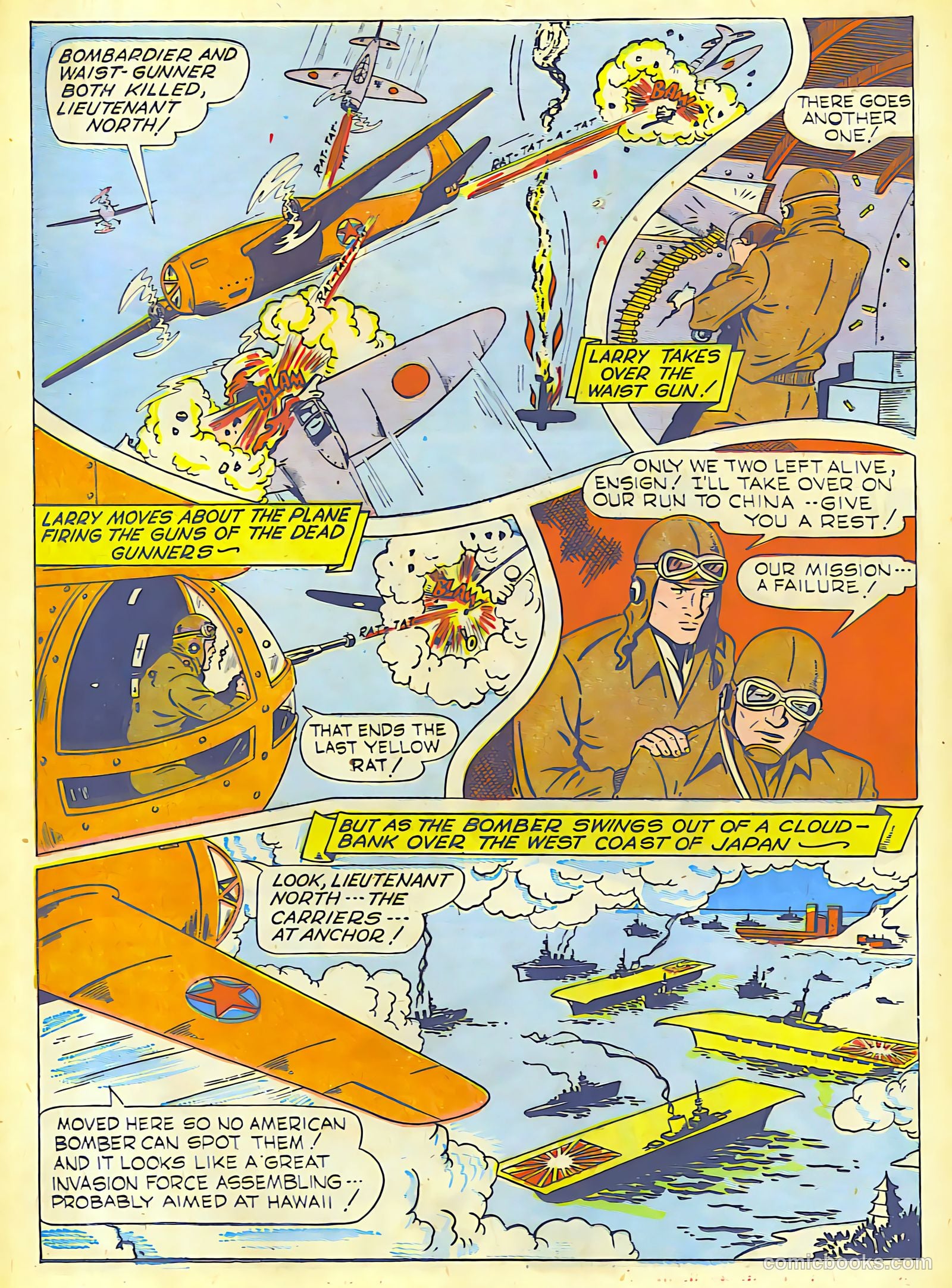 Exciting Comics #28 (1943) — page 34 of 54