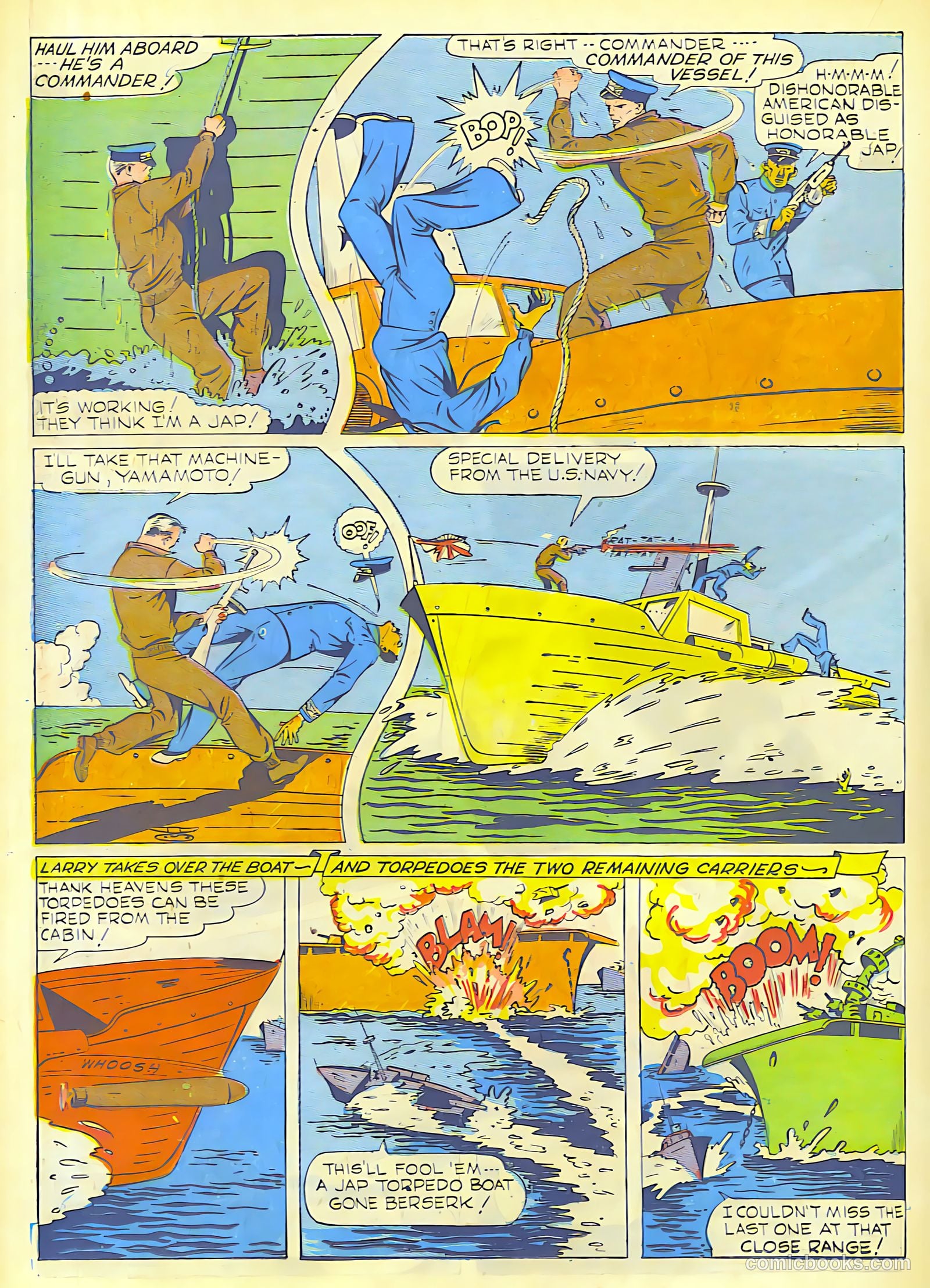 Exciting Comics #28 (1943) — page 36 of 54