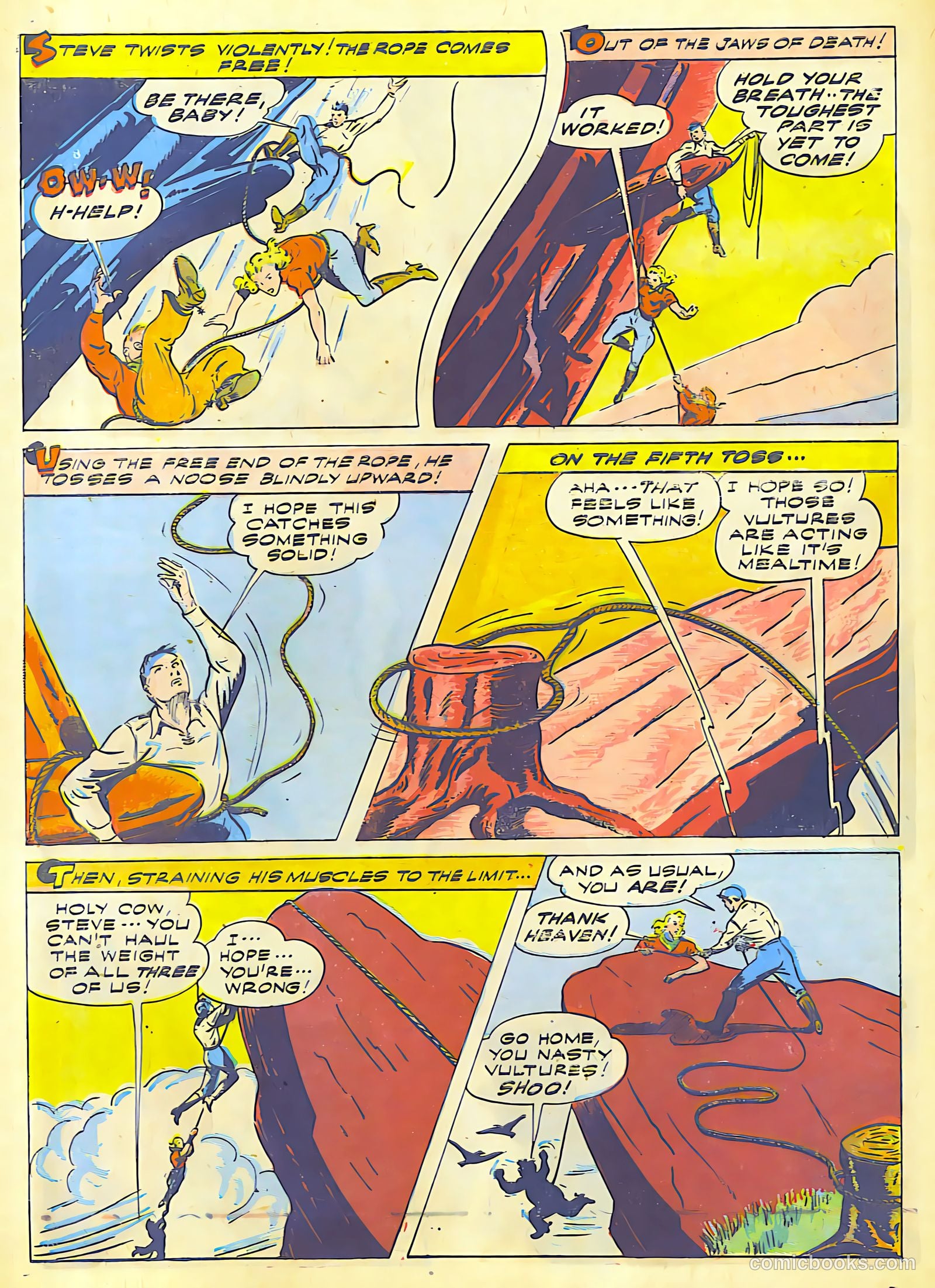 Exciting Comics #28 (1943) — page 47 of 54