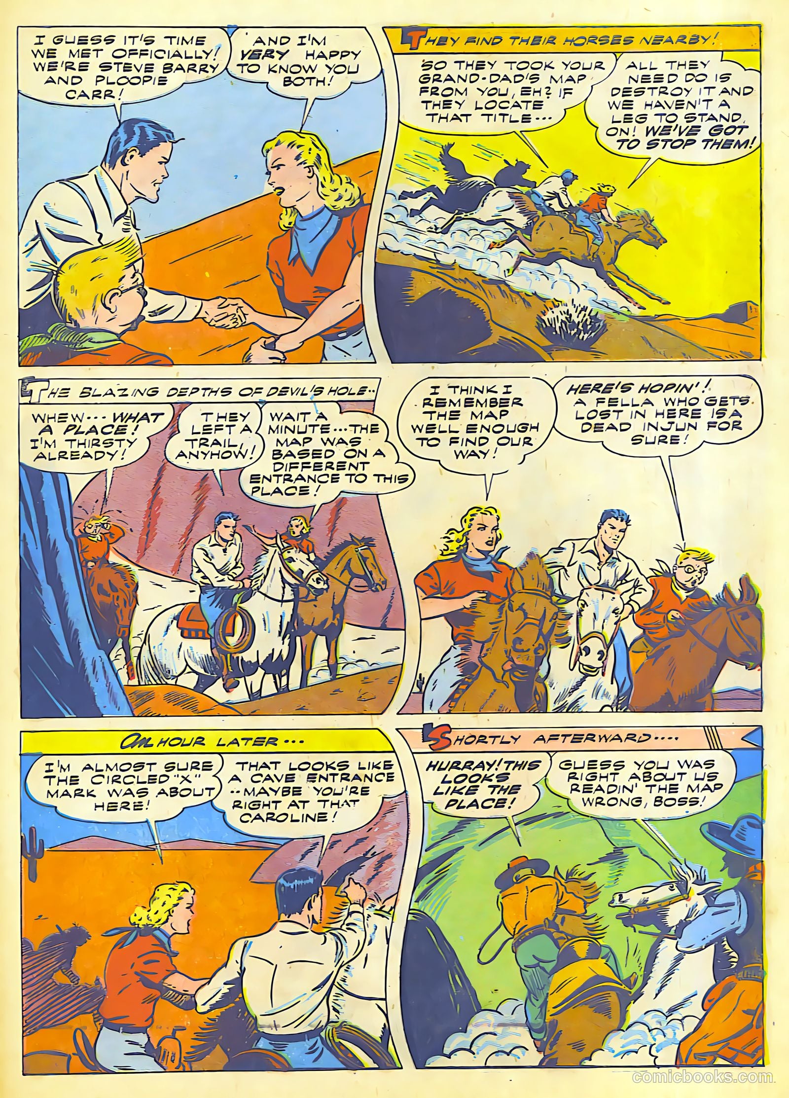 Exciting Comics #28 (1943) — page 48 of 54