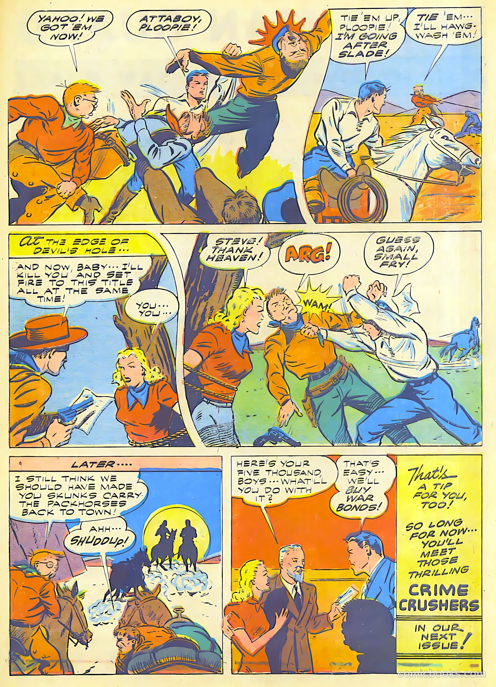 Exciting Comics #28 (1943) — page 50 of 54