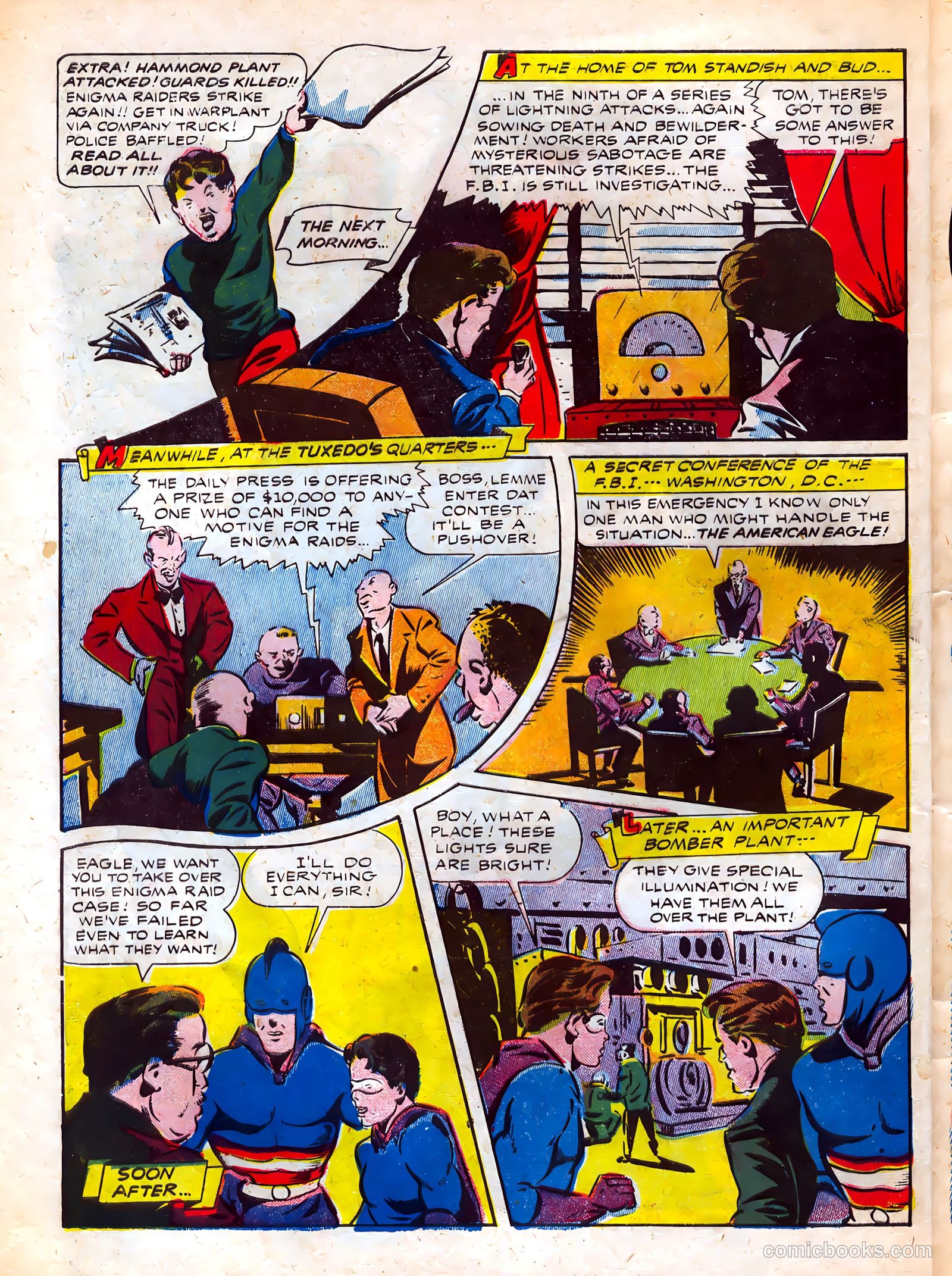 Exciting Comics #31 (1944) — page 16 of 61