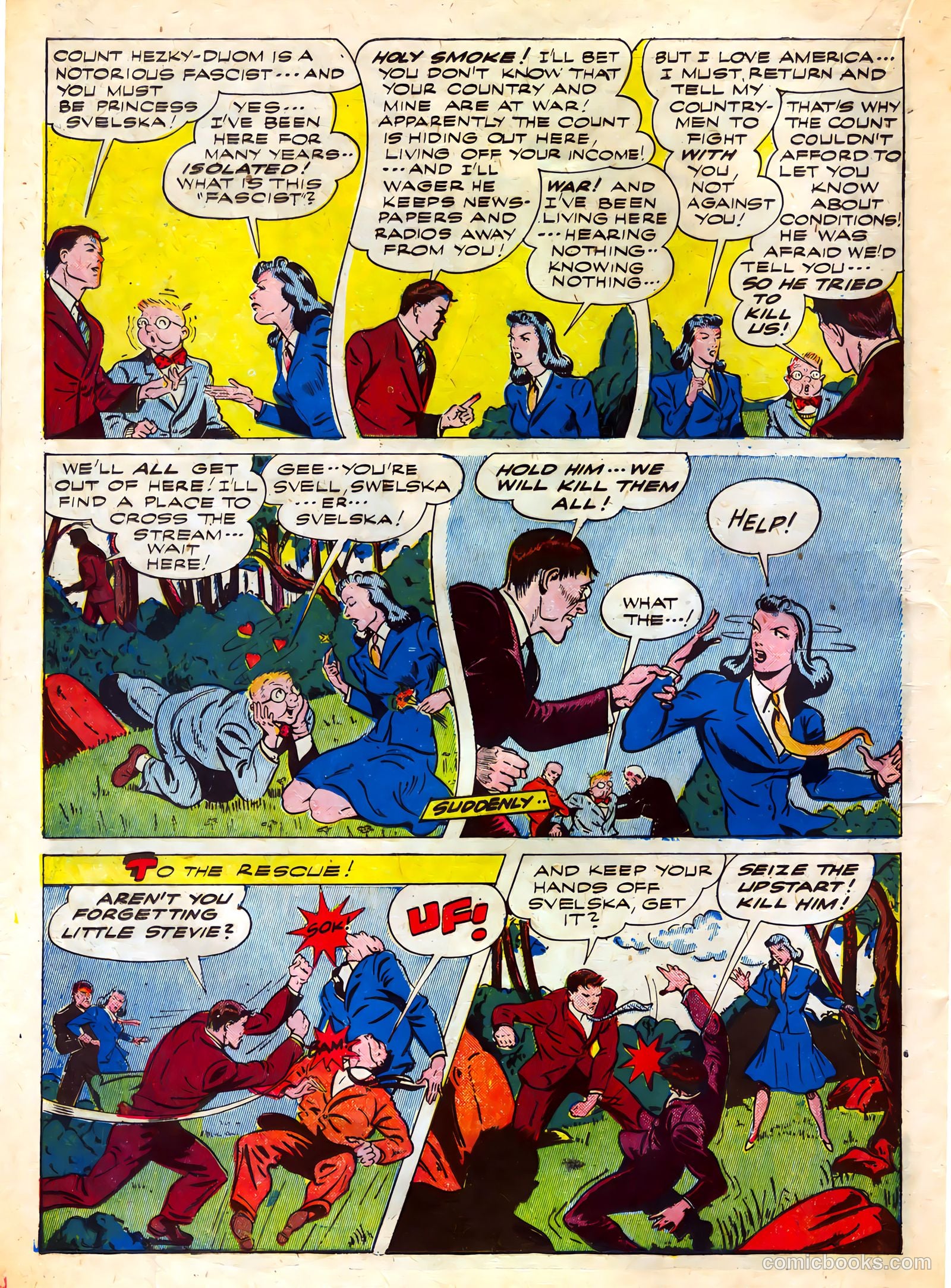 Exciting Comics #31 (1944) — page 36 of 61