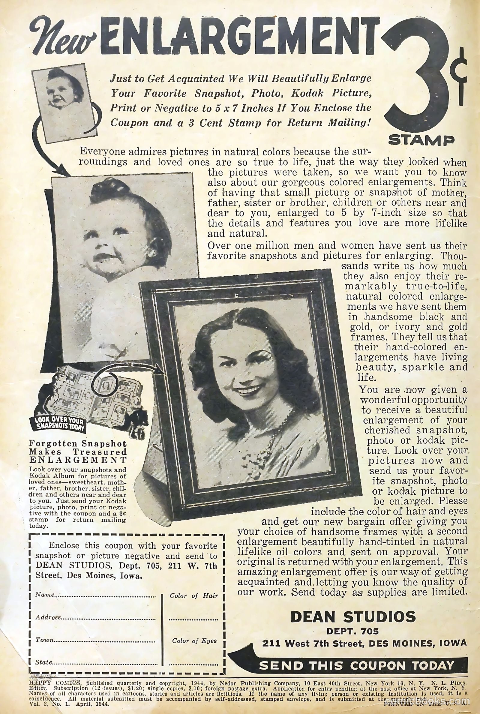 Exciting Comics #32 (1944) — page 2 of 61