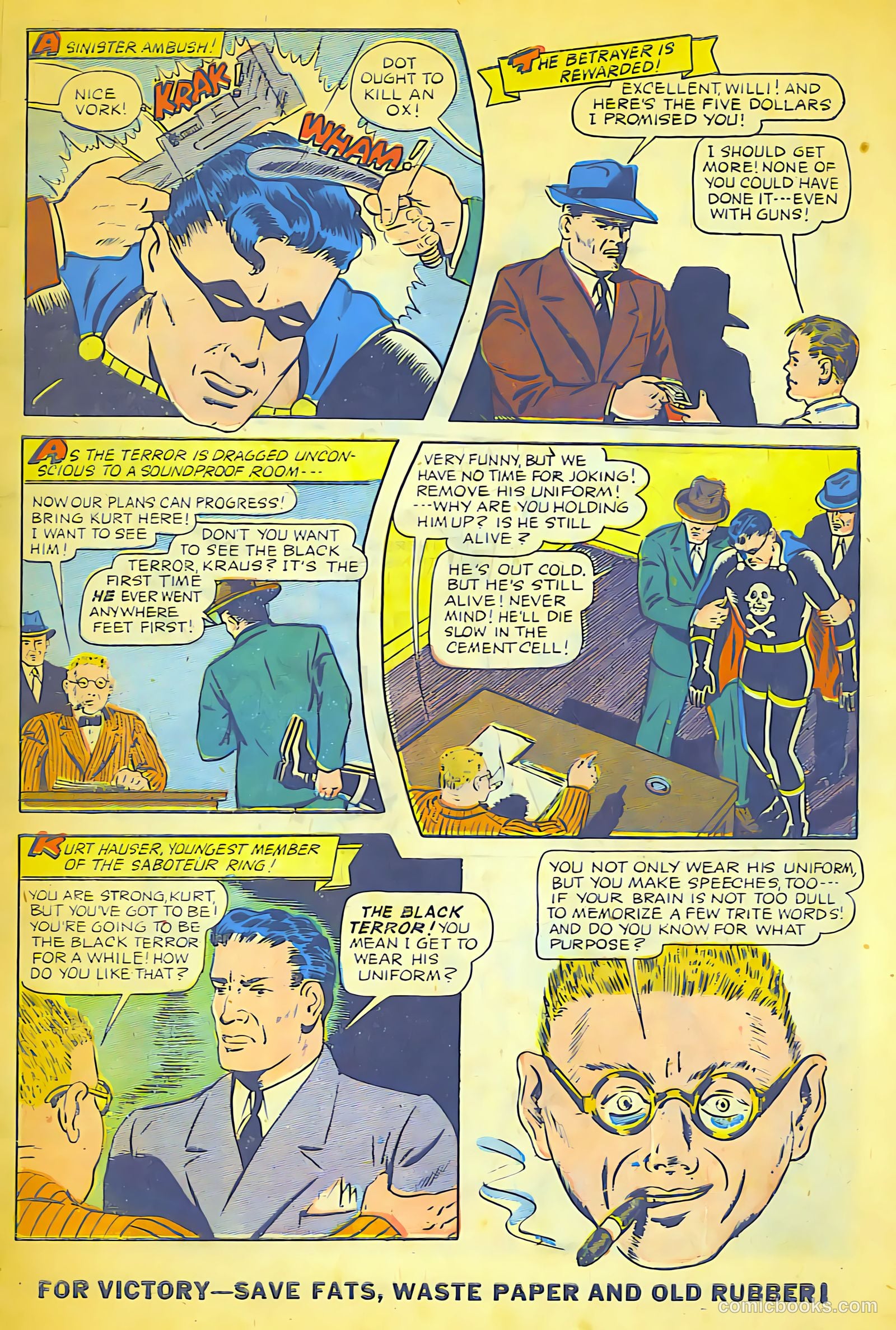 Exciting Comics #32 (1944) — page 5 of 61