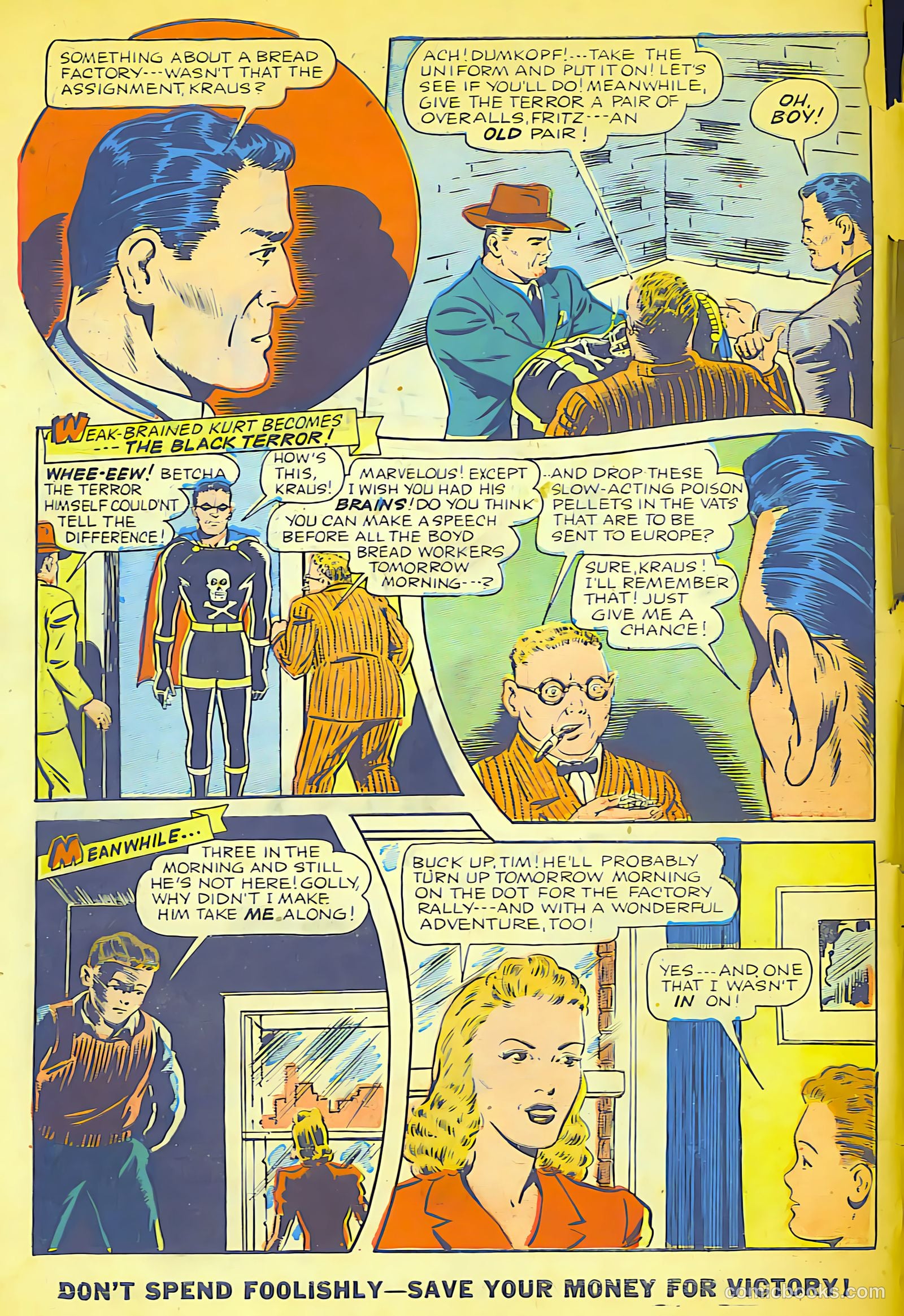Exciting Comics #32 (1944) — page 6 of 61