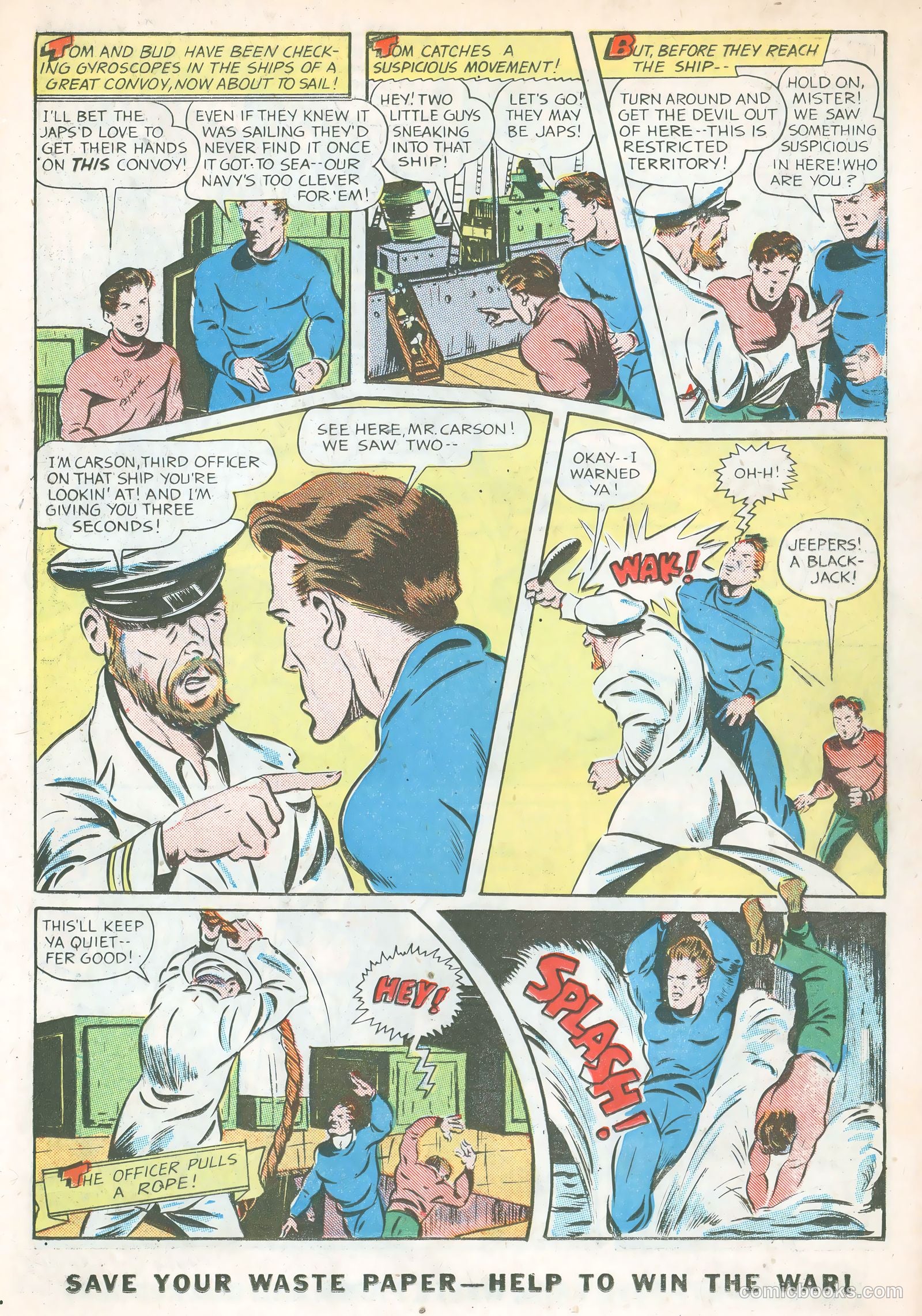 Exciting Comics #32 (1944) — page 19 of 61