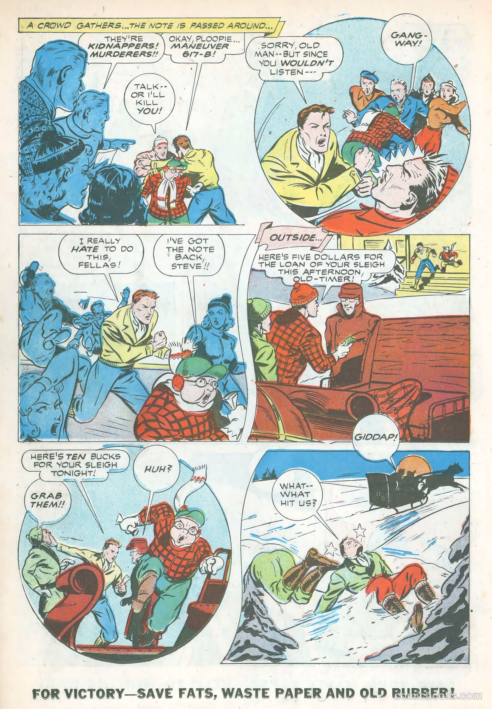 Exciting Comics #32 (1944) — page 34 of 61