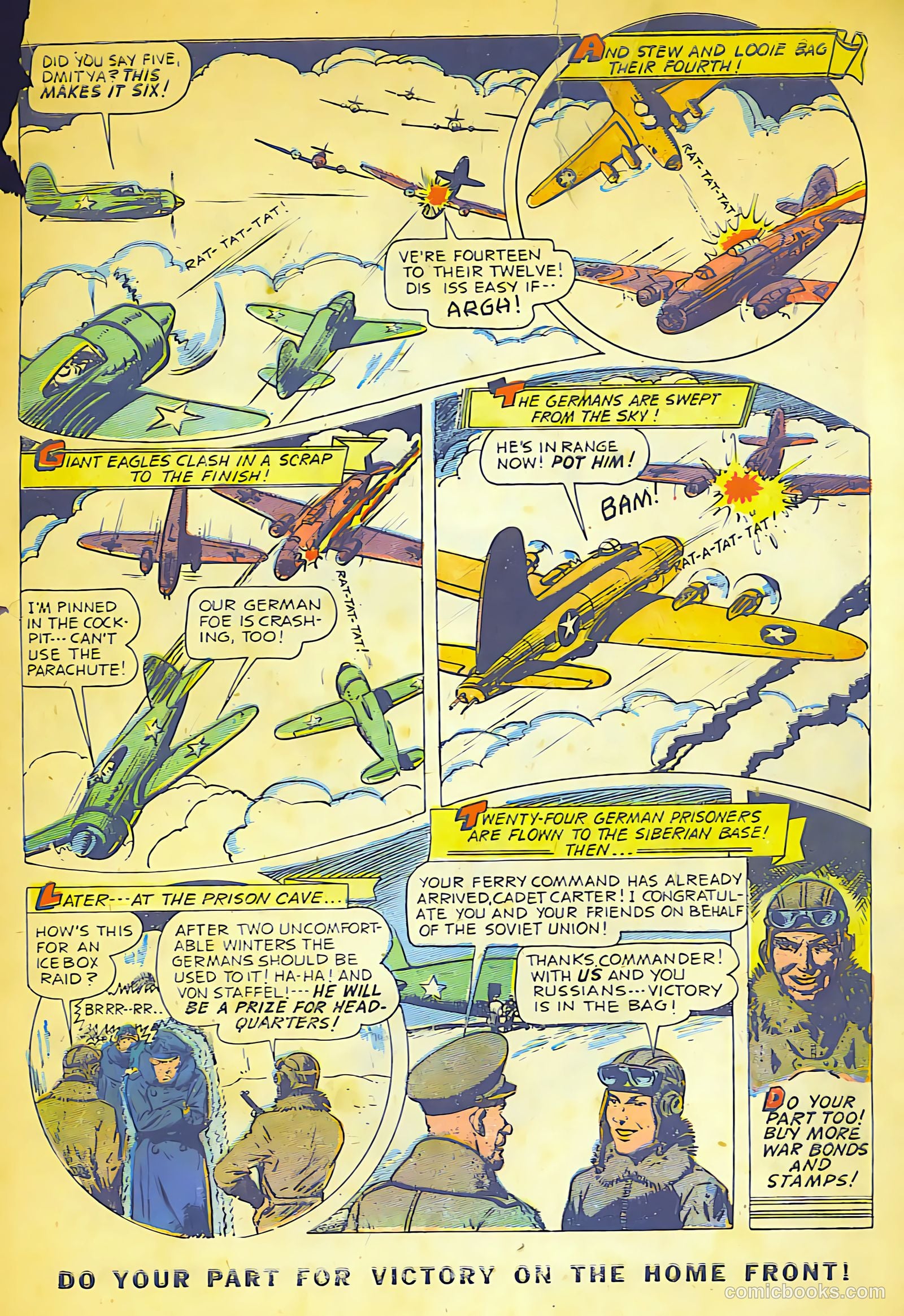 Exciting Comics #32 (1944) — page 57 of 61