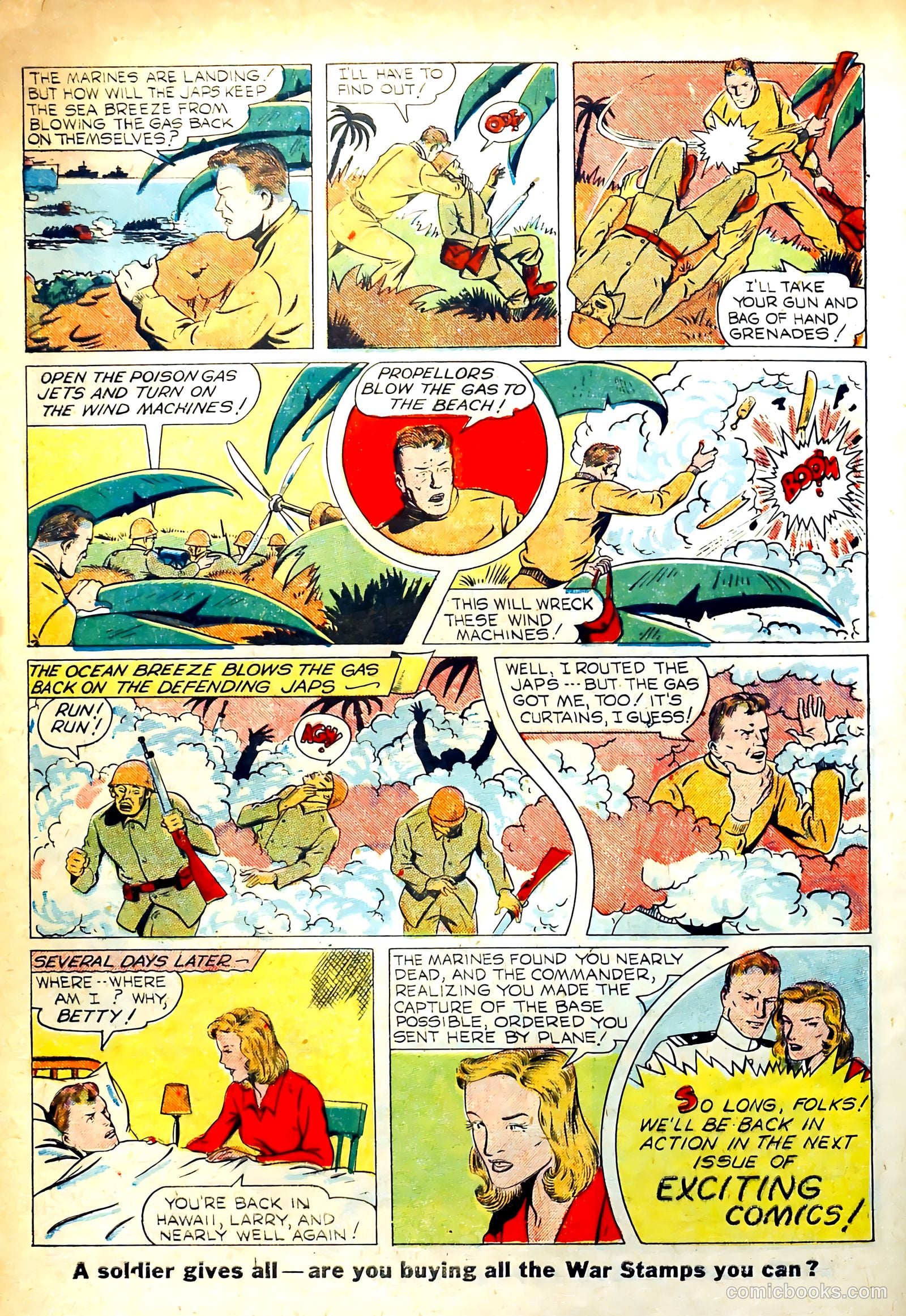 Exciting Comics #33 (1944) — page 42 of 52