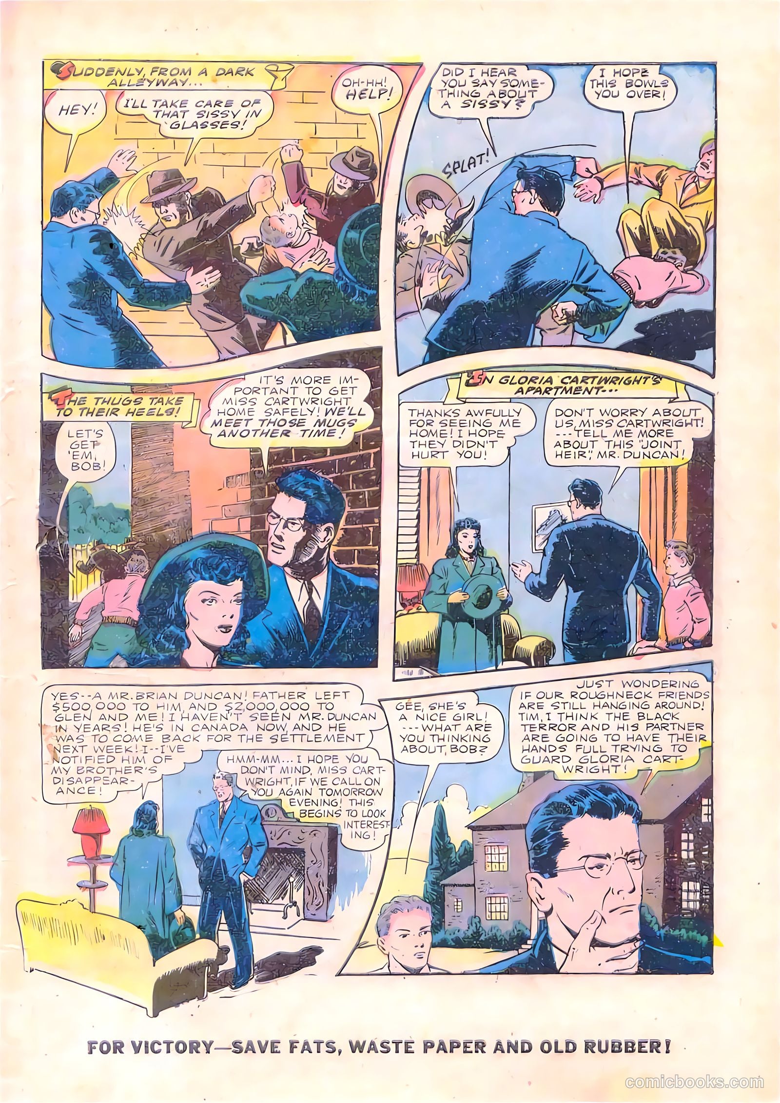 Exciting Comics #34 (1944) — page 5 of 52
