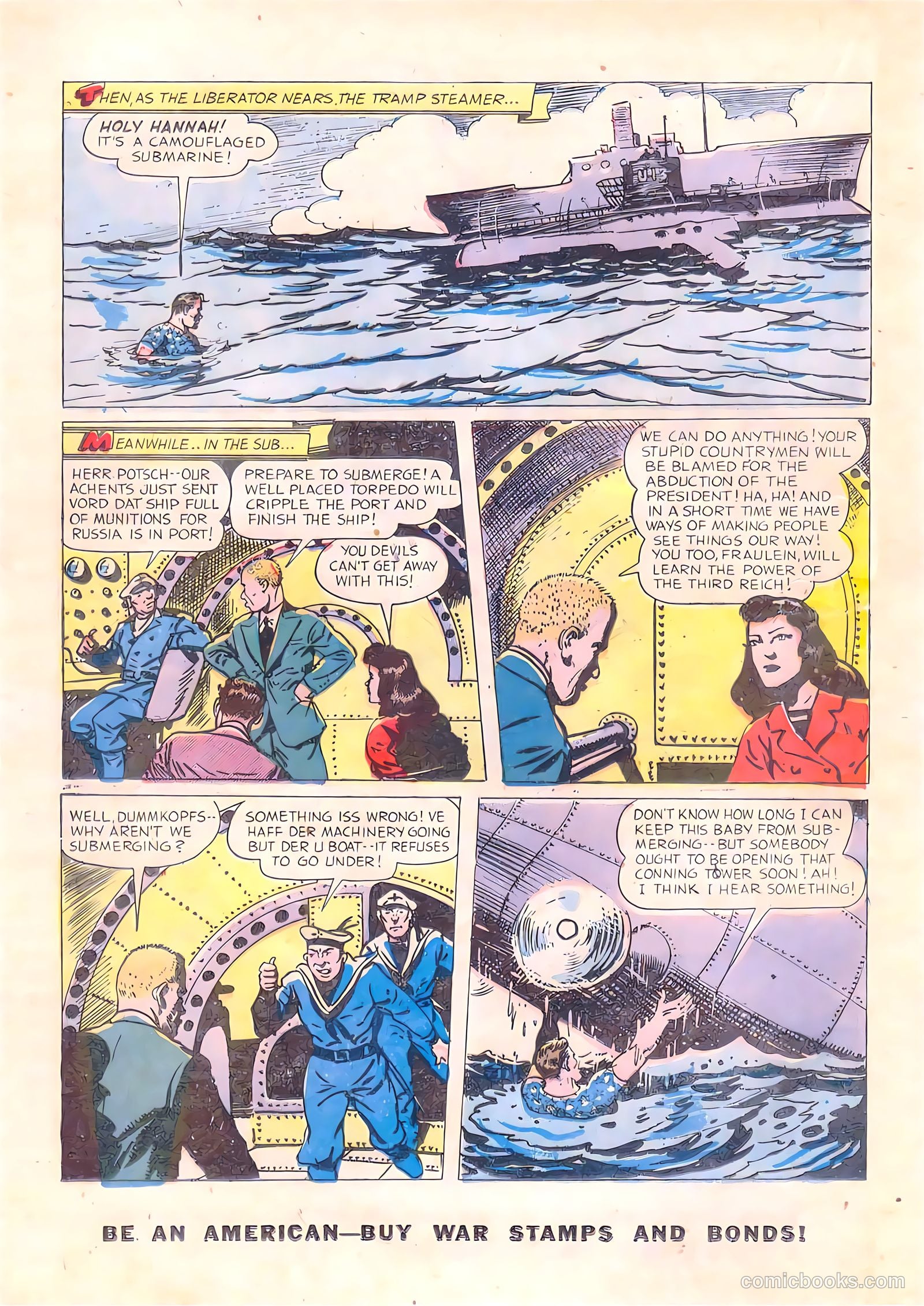 Exciting Comics #34 (1944) — page 32 of 52
