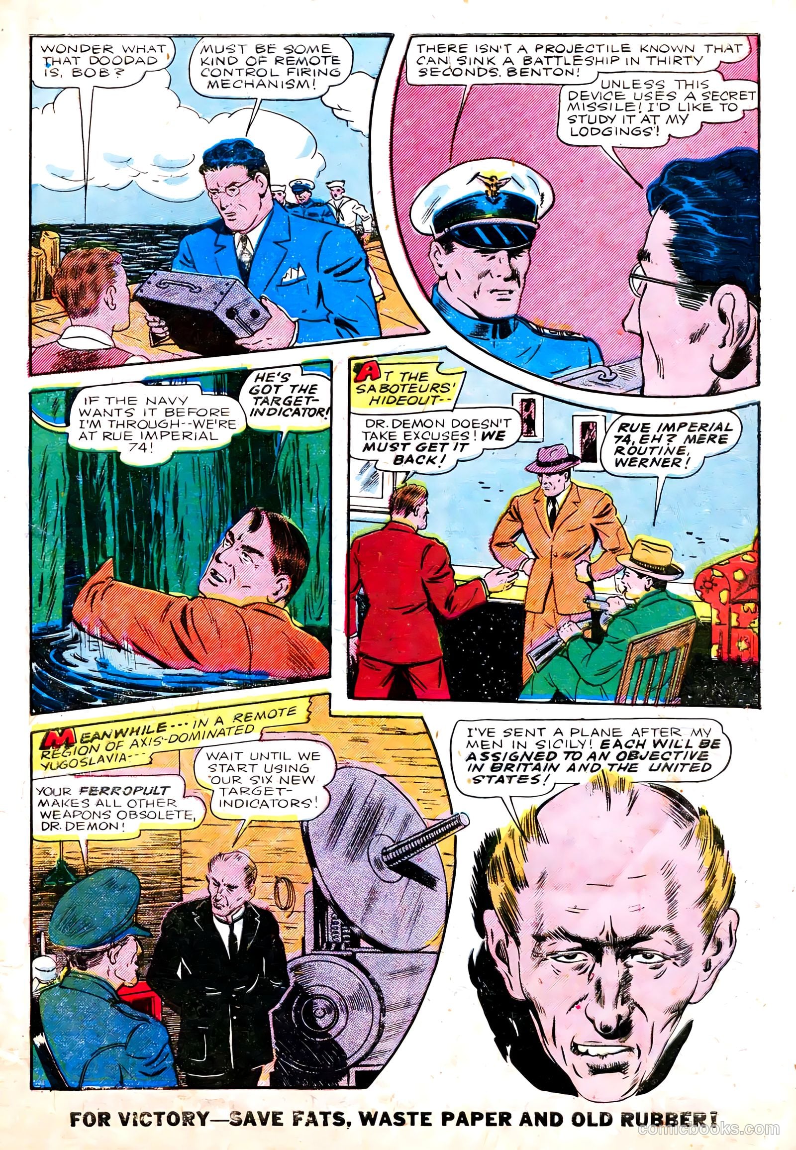Exciting Comics #35 (1944) — page 5 of 52