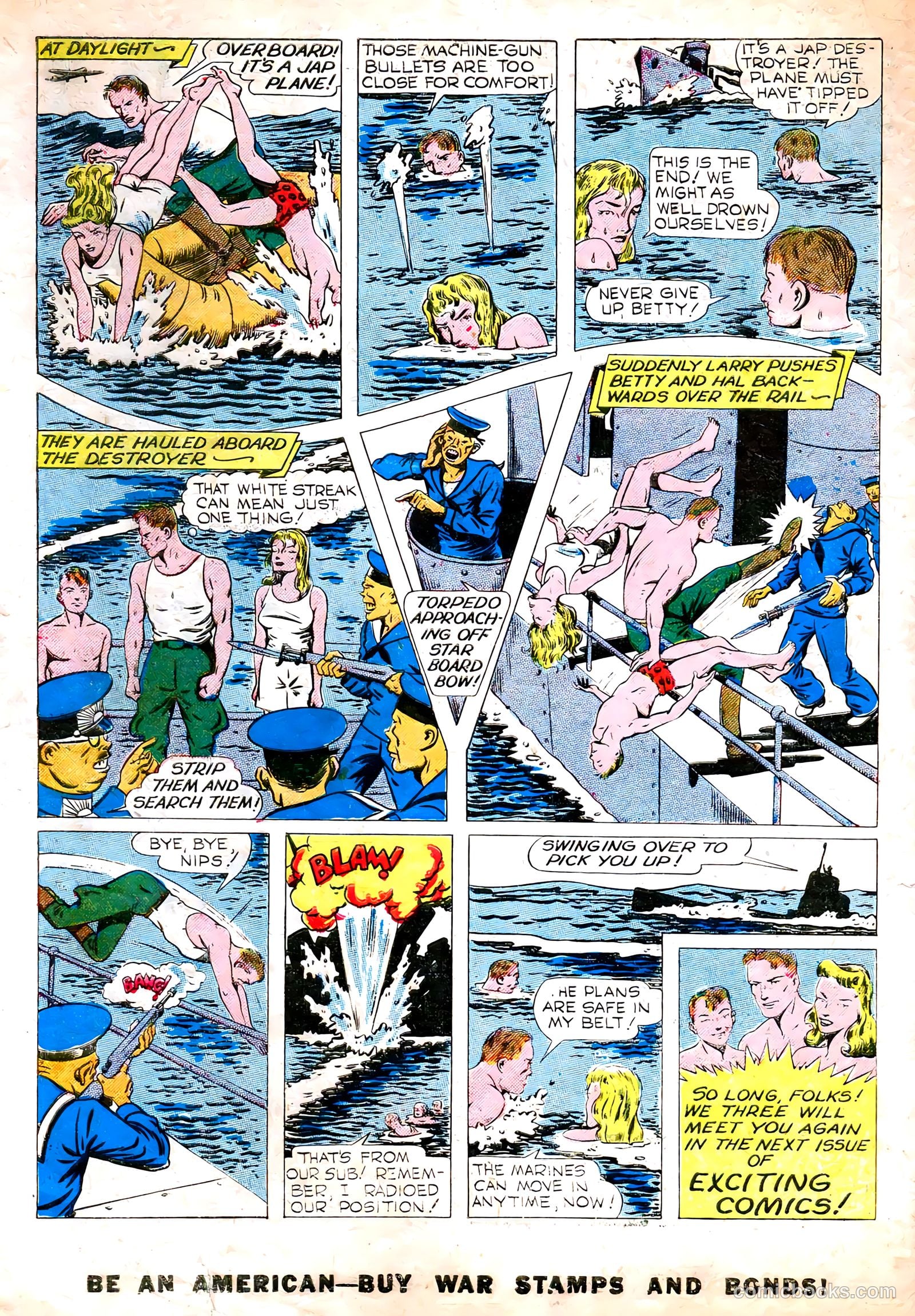 Exciting Comics #35 (1944) — page 50 of 52
